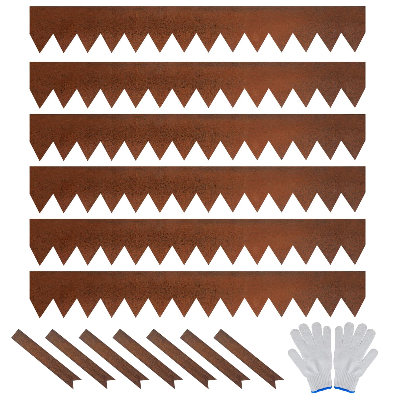 Worth Garden 6 Pack 5.5in.H Cor-Ten Steel Landscape Edging