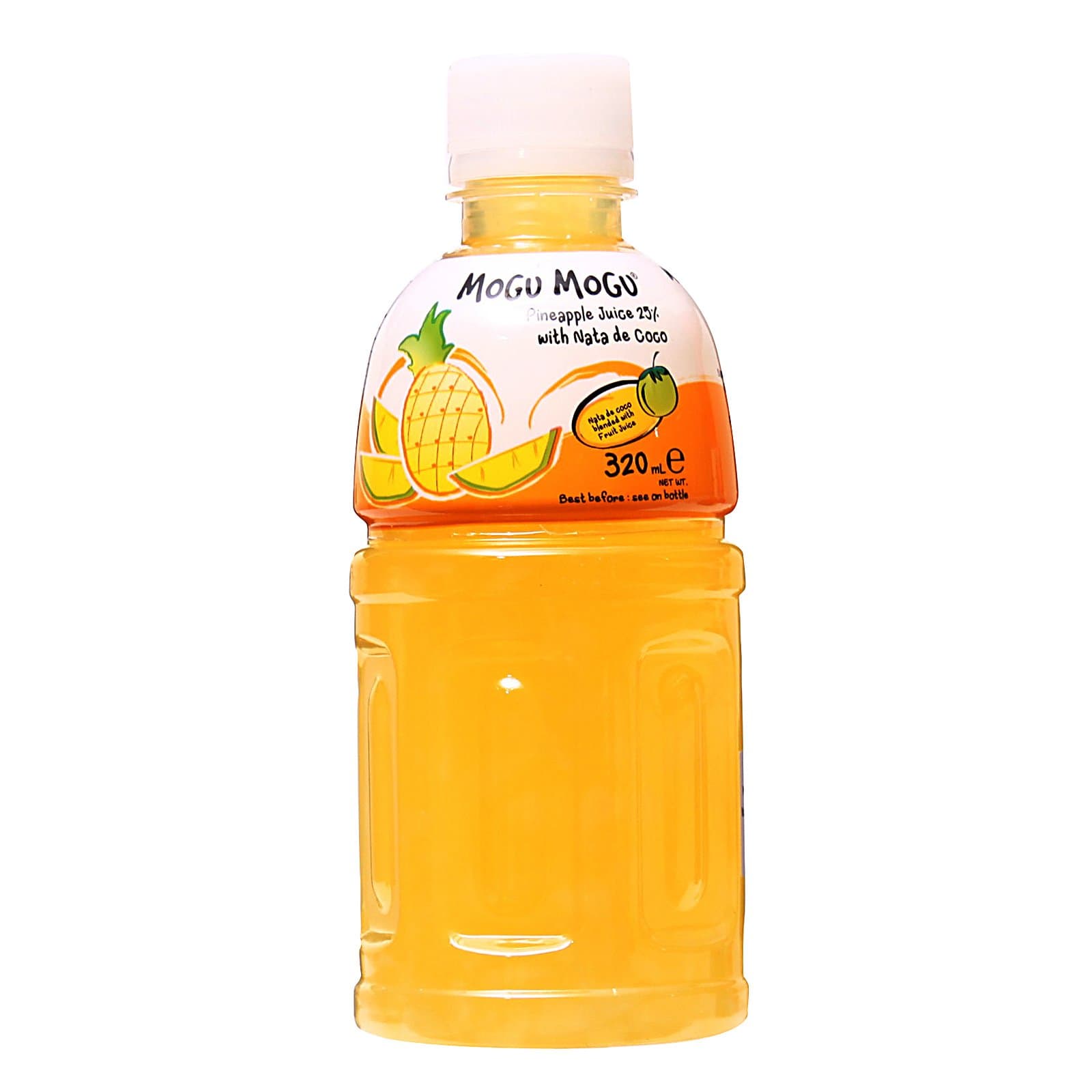 Juice with Nata De Coco, Pineapple, 10.8oz (Pack of 6)