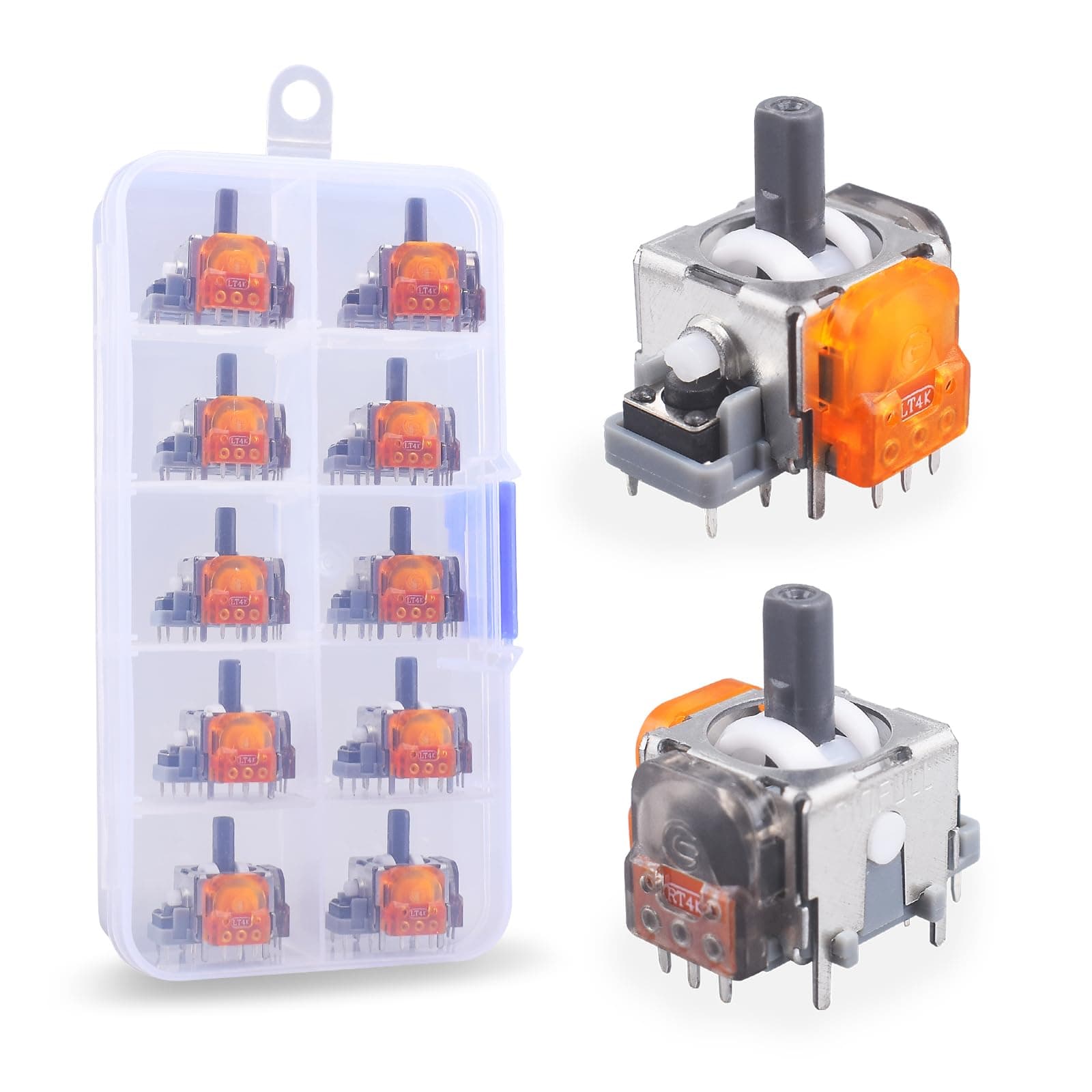 Qualitied TMR Electromagnetic Joystick Replacement for PS4/Xbox/PS5/Switch Pro-10 Packs (TMR Xbox)