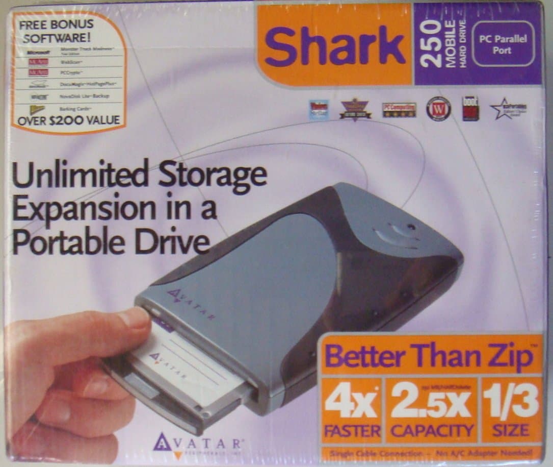 Avatar Peripherals Shark250MB Par Drive with Cabl