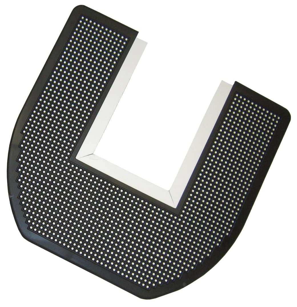 CMC 168-2 Kleen Co-mmode Mat, Black (Case of 6)