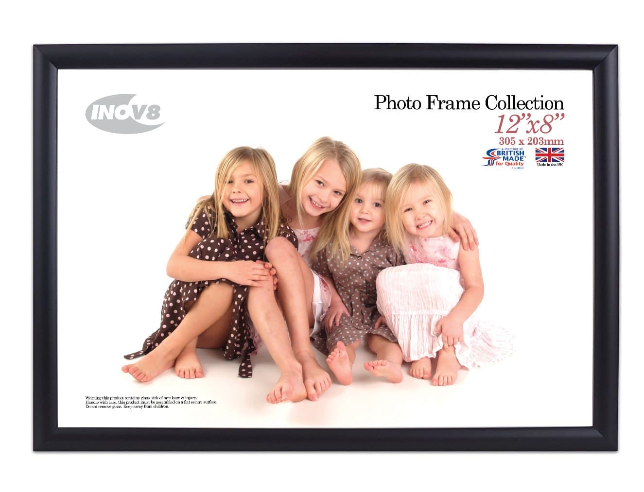 Framing PFVS-VBLK-128 Frames, Black, 12 x 8 inch