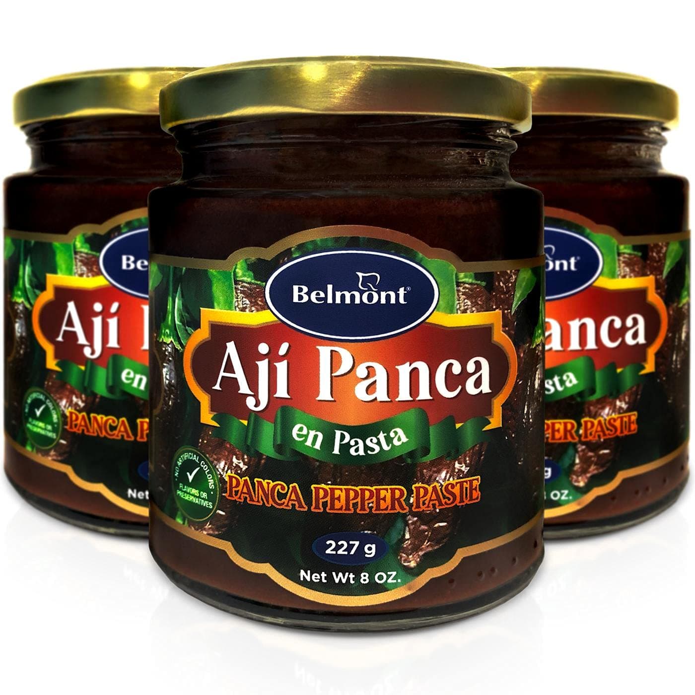 Belmont Aji Panca Red Pepper Paste 8 oz - 3 pack