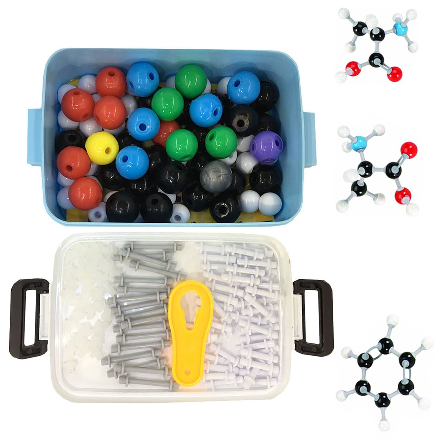 Chemistry Molecular Model Kit (155 Pieces) - Molecular Model Kit for General and Organic Chemistry Student Set
