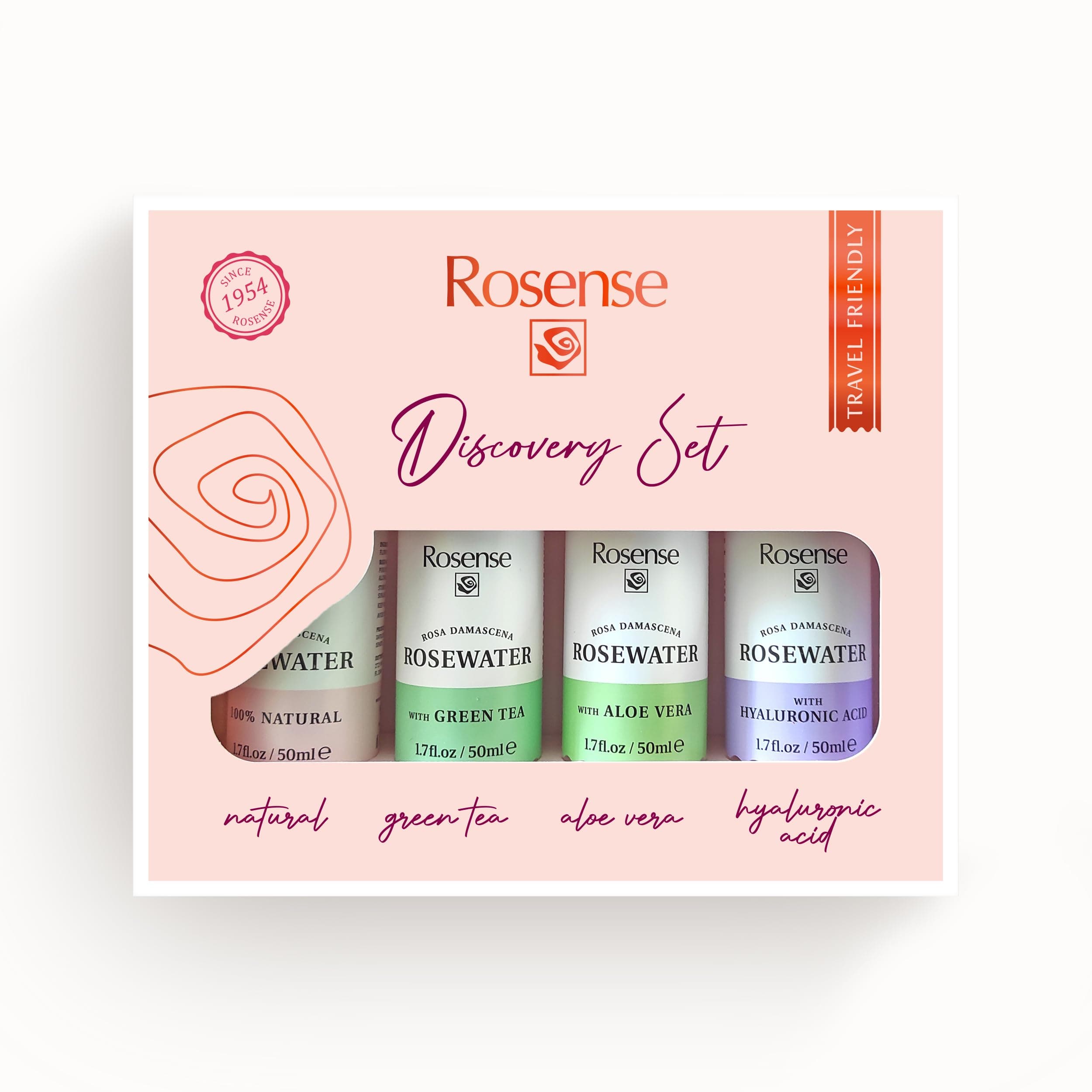 Rose Water Discovery Set- 1.7oz | 4 Pack