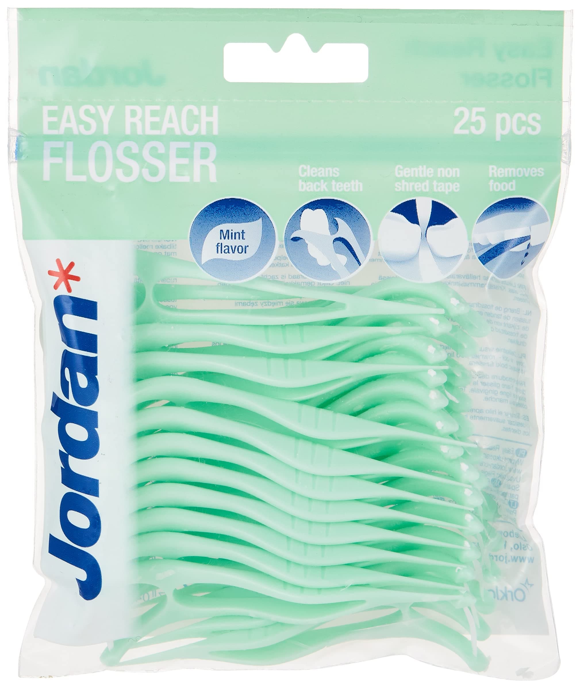 Jordan Easy Reach Flosser Cool Mint 25pcs