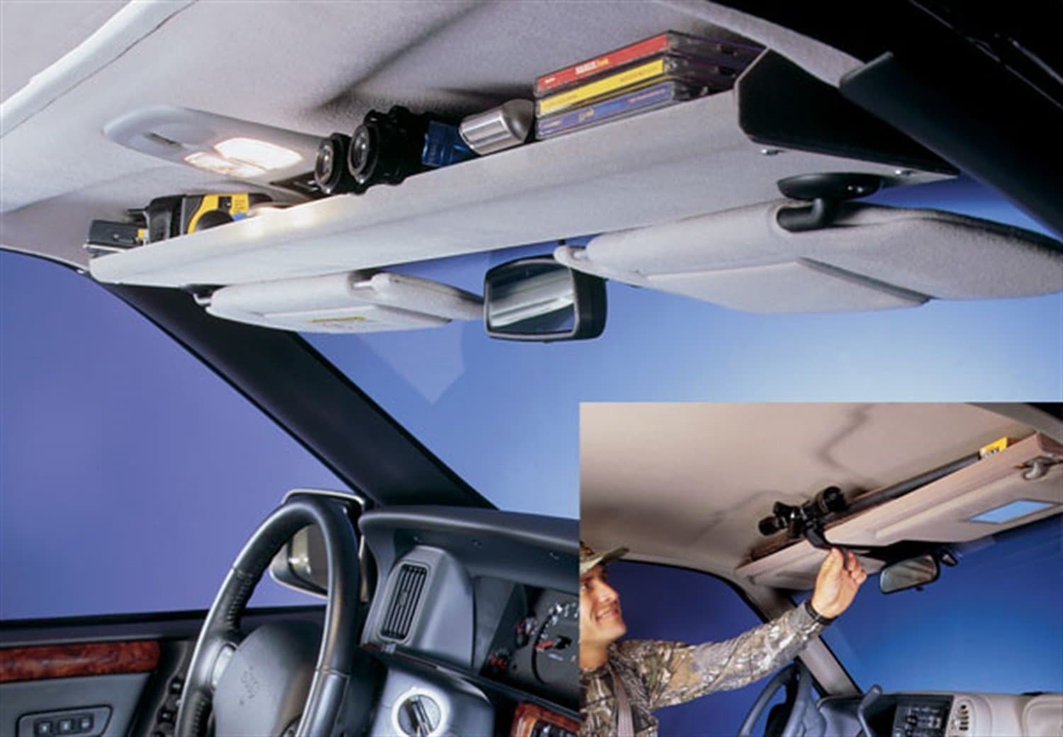 Vertically Driven Products VDP SH2165 Grey 'Shelf-It' Overhead Storage