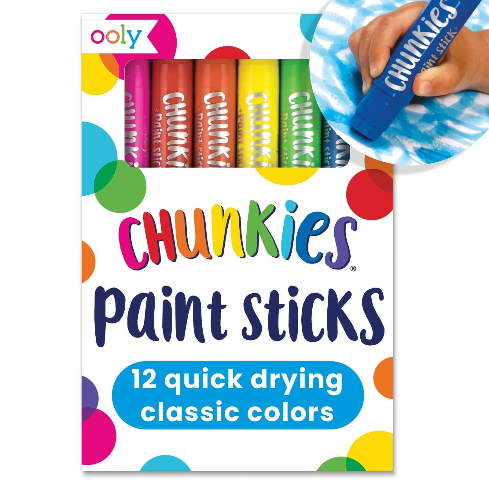 Ooly CHUNKIES PAINT STICKS SET/12