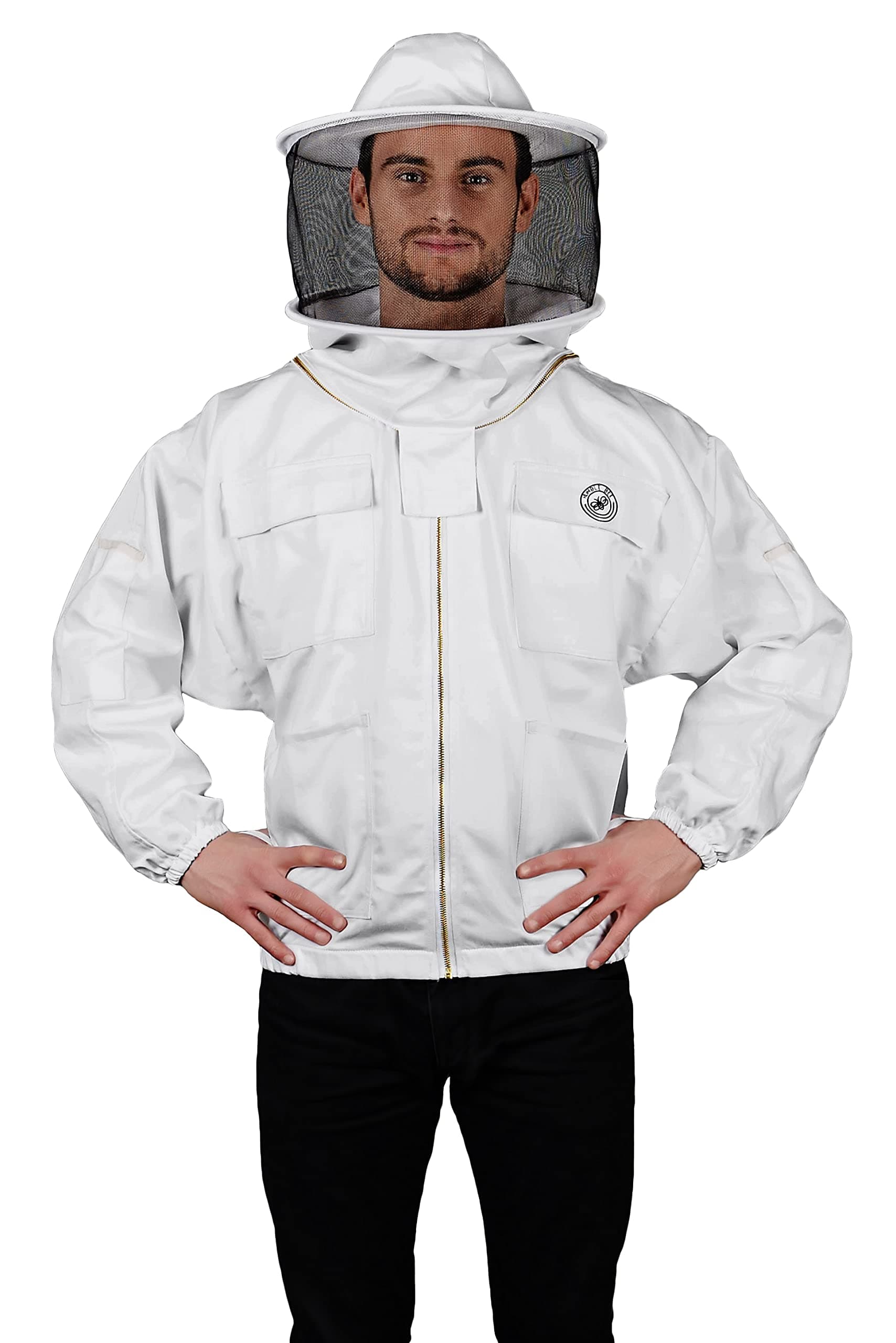 Humble Bee310 Polycotton Beekeeping Jacket, Arctic White