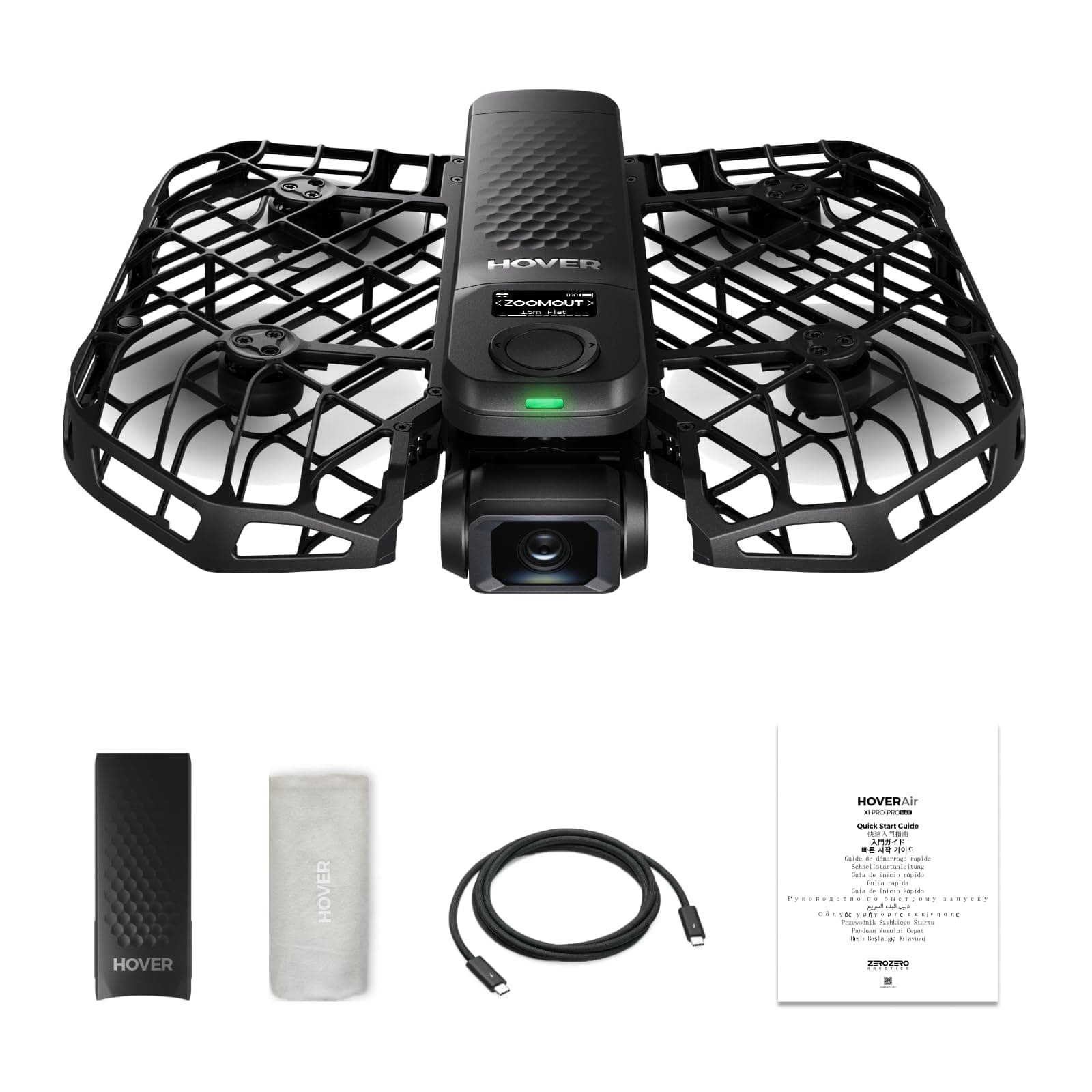 X1 PRO 4K Drone with Camera, Foldable Action Flying Camera with 42 KM/H Follow Speed, 15+ Fully Automatic Flight Modes, Fly Anywhere with OmniTerrain, SmoothCapture 2.0 (Standard)