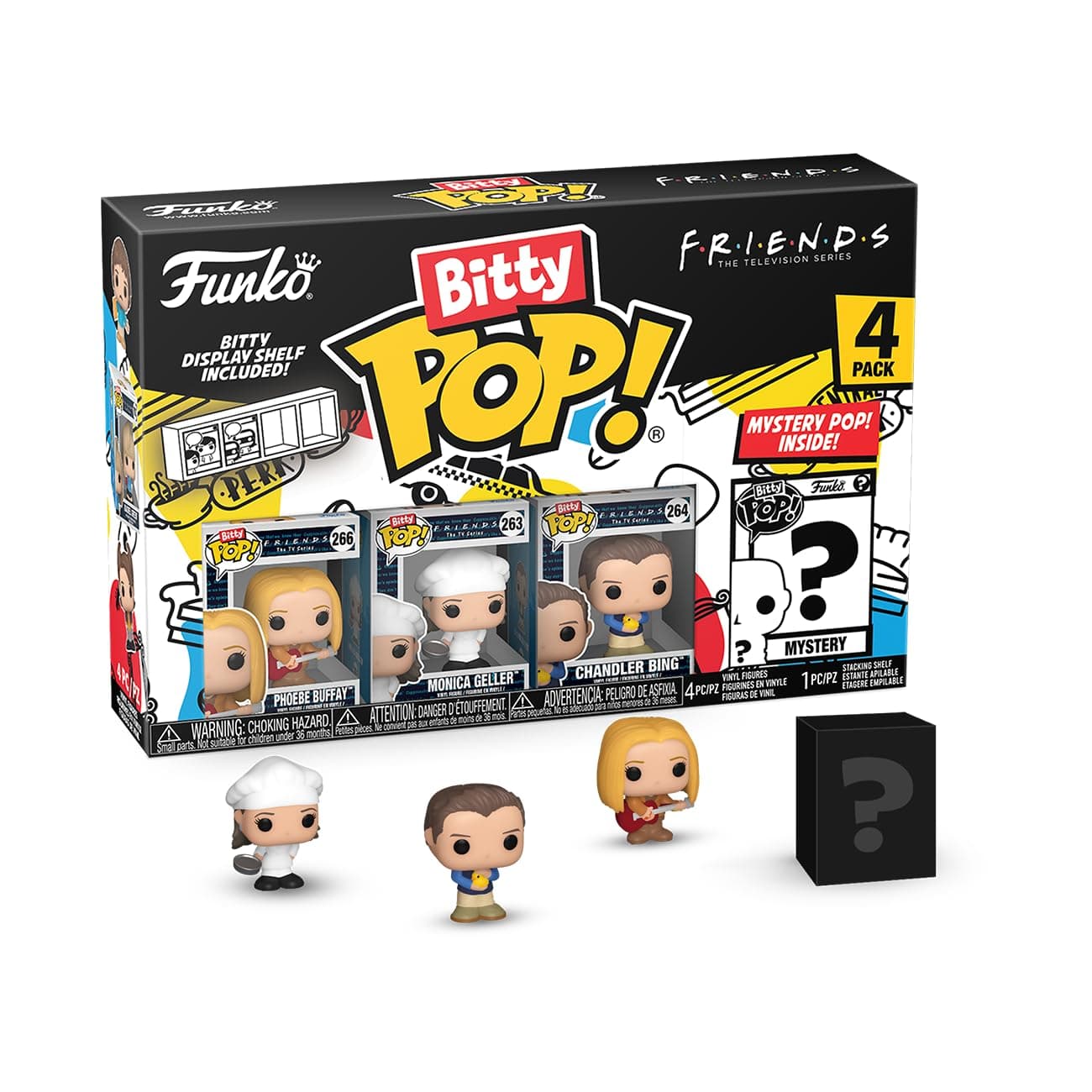 BITTY POP!: Friends - Phoebe 4-Pack