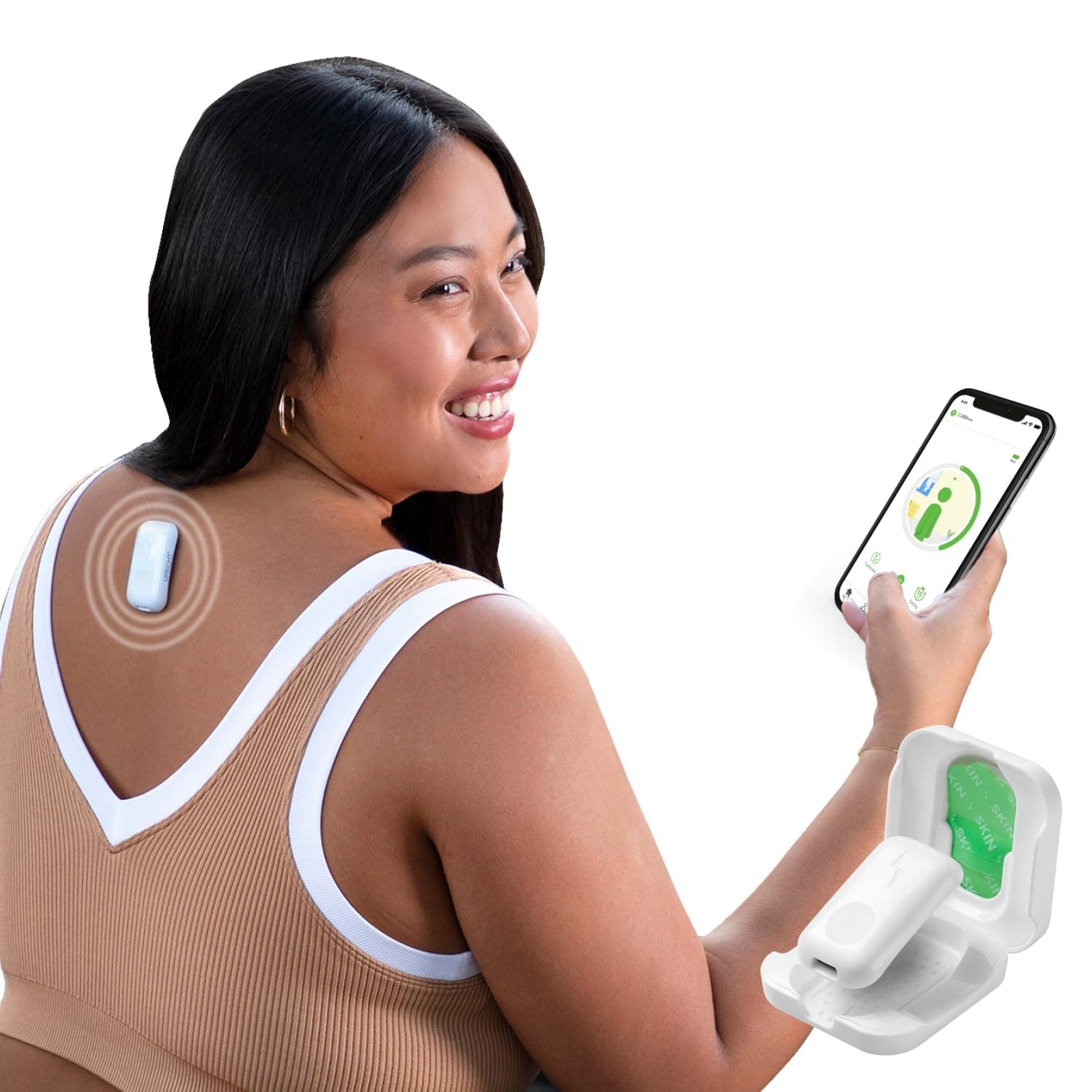 Upright GO 2 Back Posture Trainer and Corrector | Strapless, Low Profile and Easy to Use | Complete Apps and Training Plan | Build Back Health Benefits and Confidence
