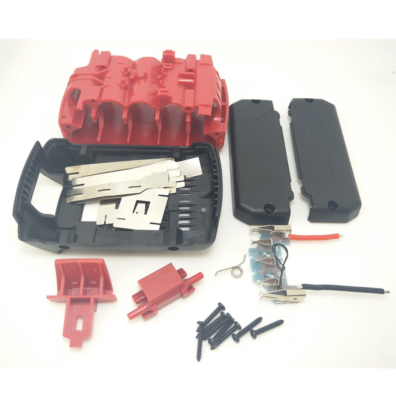 BAT618 Battery Plastic Case (no Battery) PCB Circuit Board for Bosch 18V BAT618 BAT618G BAT609 BAT609G Li-ion Batterie Cover Parts Laipuduo