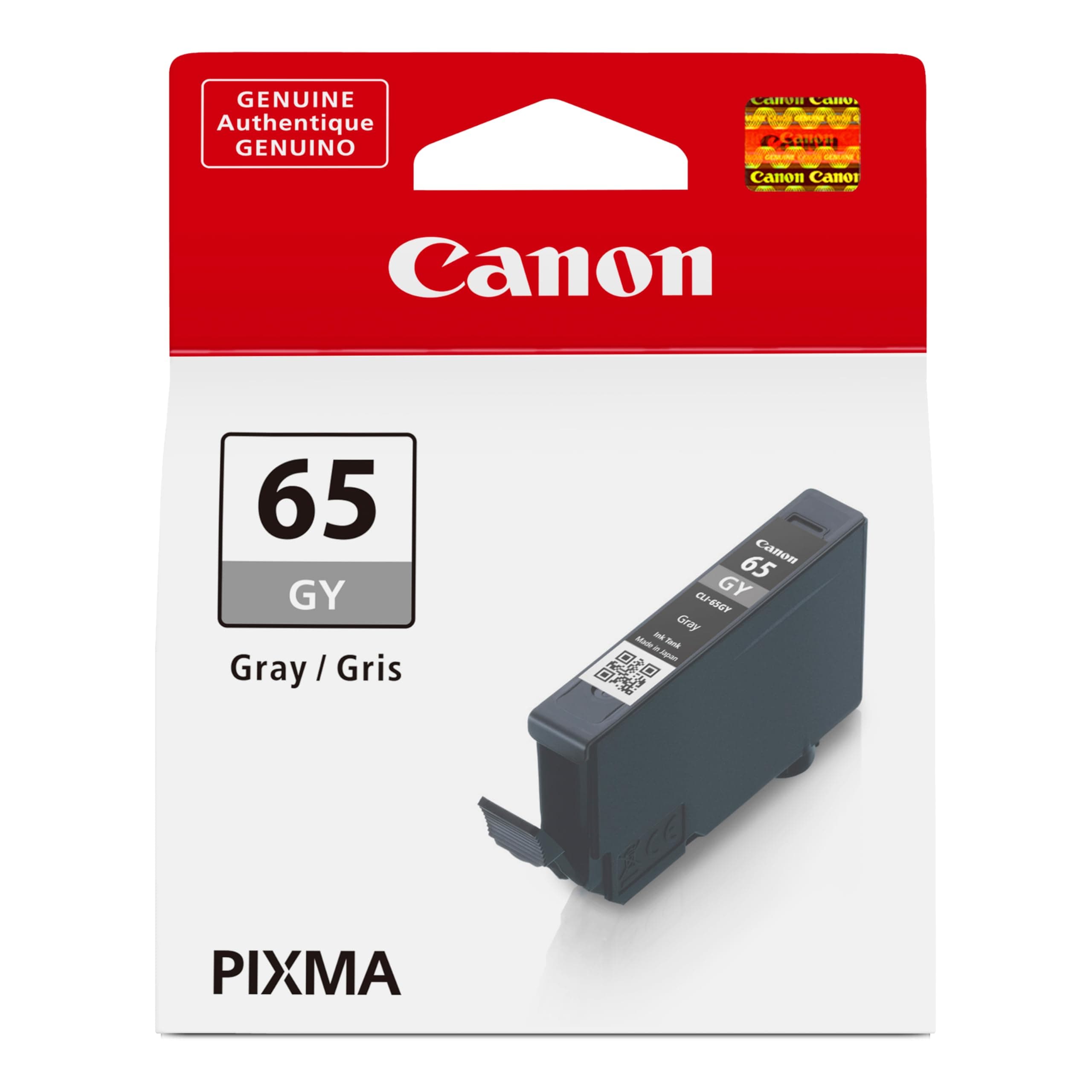 CLI-65 Genuine Gray Ink Tank, Compatible with PIXMA PRO-200, and PIXMA PRO-200S Printers