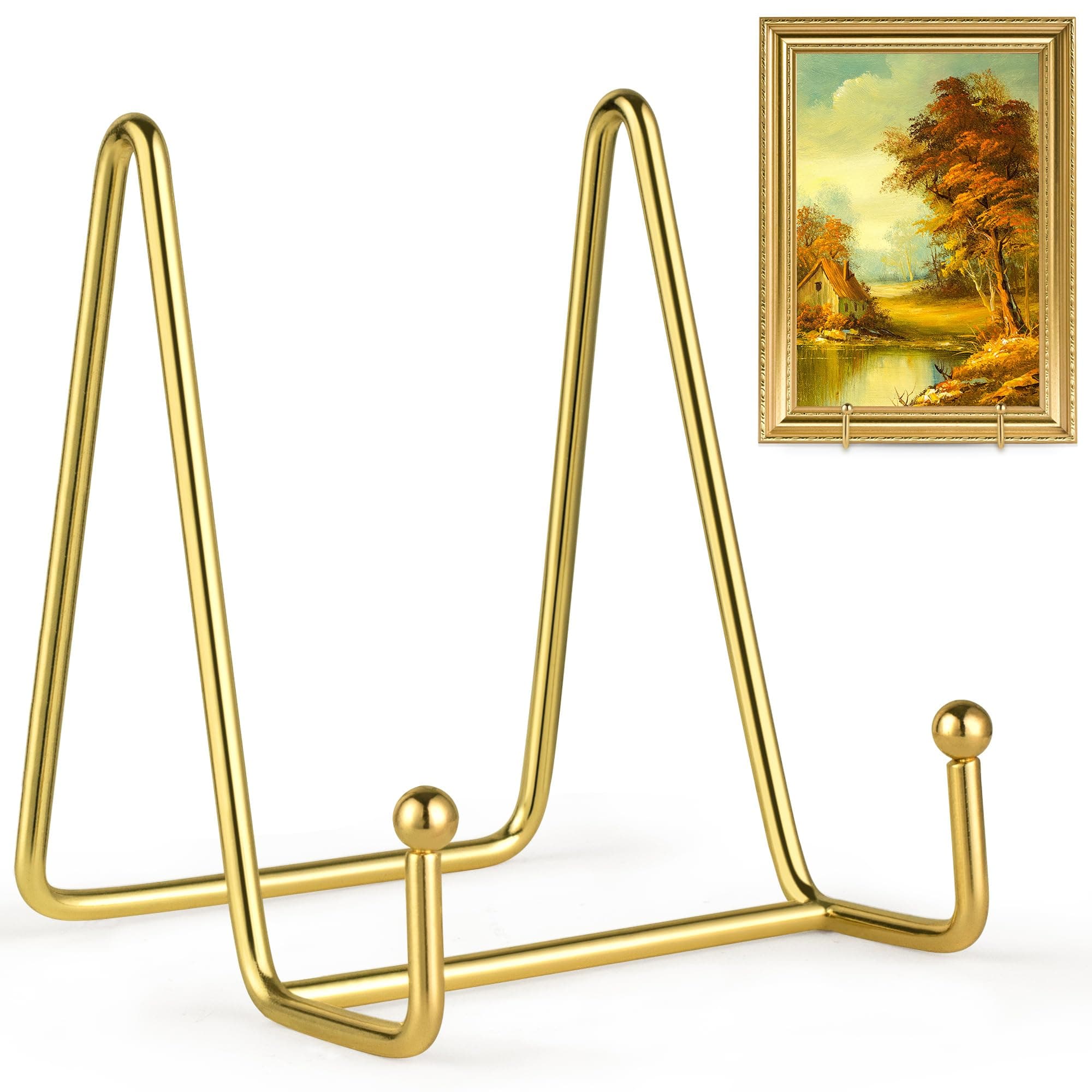4 Inch Golden Iron Display Stands
