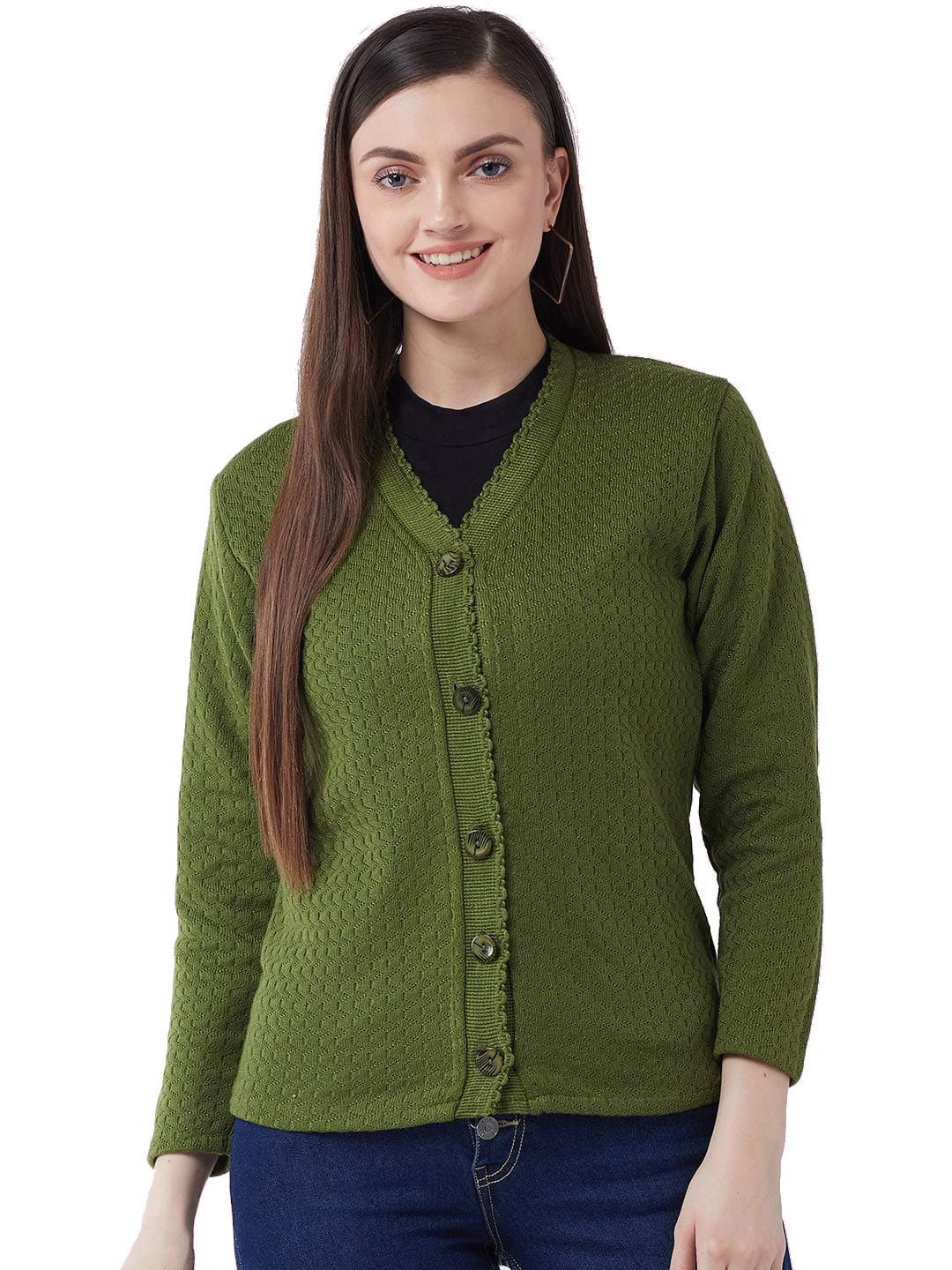 Women's Blended V-Neck Sweater