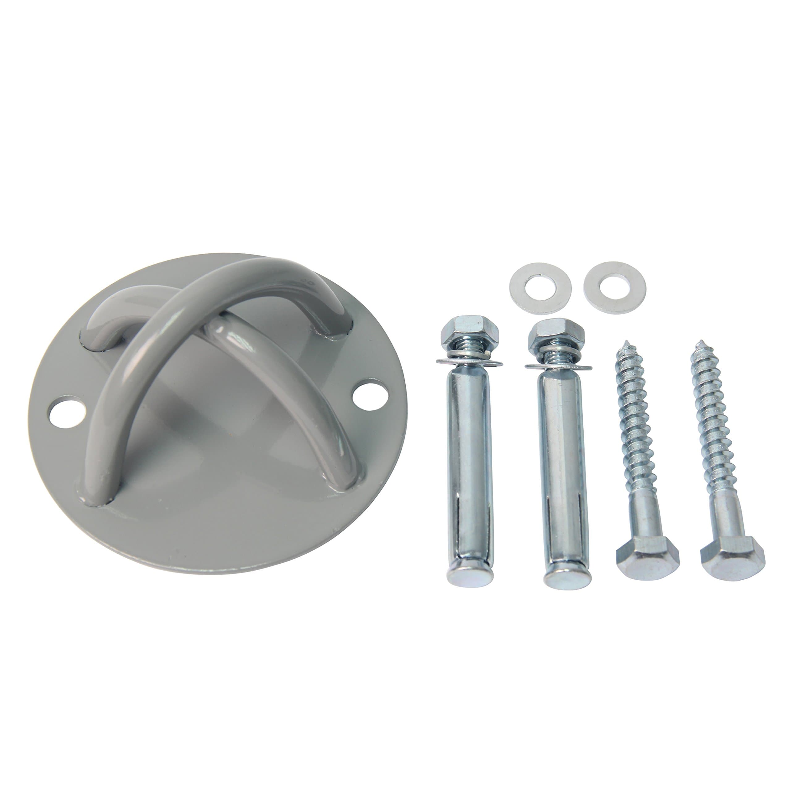 ALLsoPURE New Wall & Ceiling Anchor X Mount Bracket Hook for Suspension Straps, Olympic Rings, Yoga, Resistance Bands