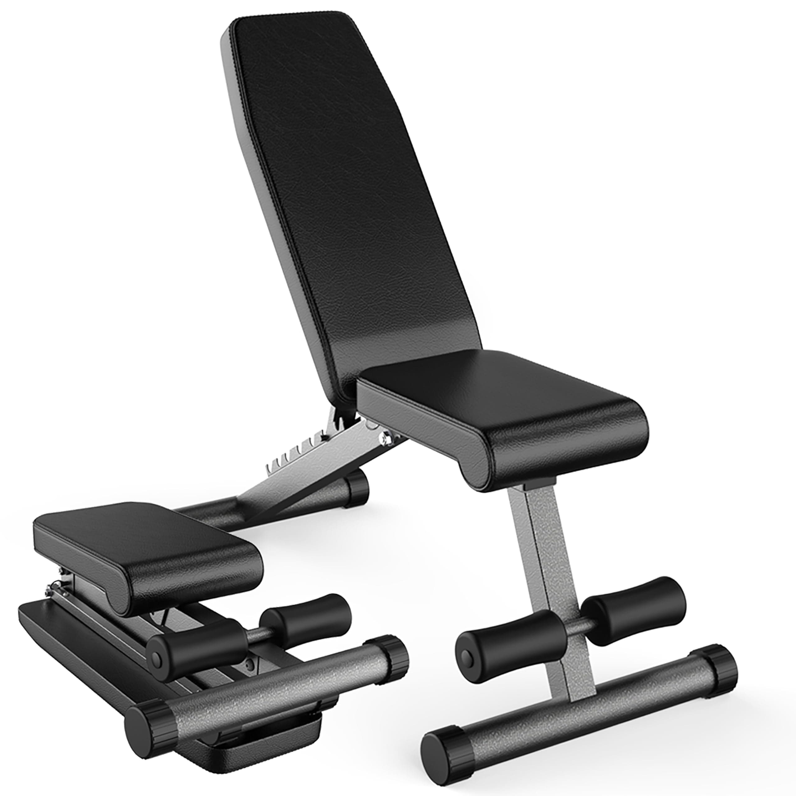 5-in-1 Weight Bench, Adjustable & Foldable for Bench Press, Strength Training and Full Body Workout, Perfect for Dumbbell Sets or an Adjustable Dumbbell Set in Your Home Gym
