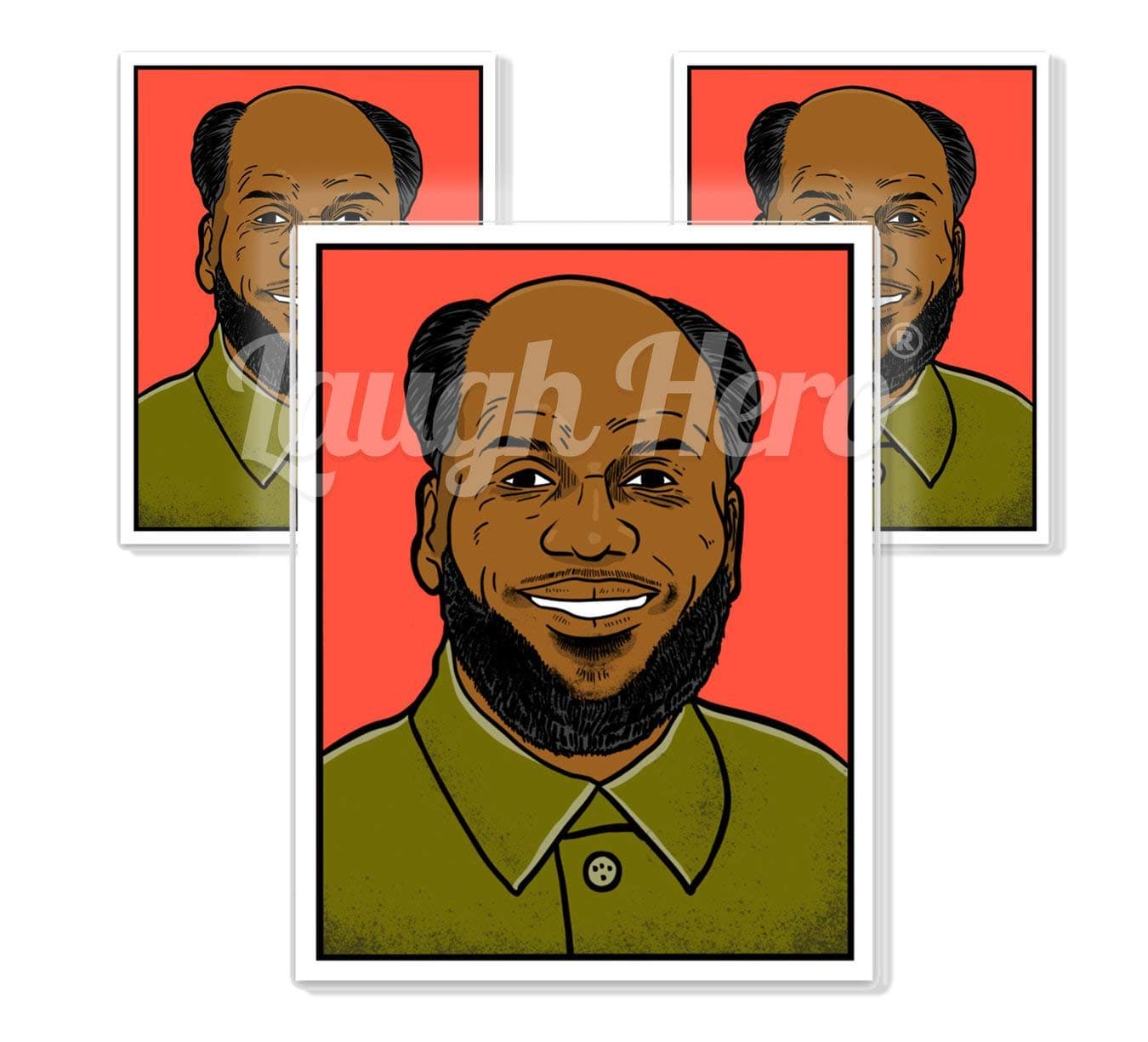 Laugh Hero Lebron China Sticker 3 Pack