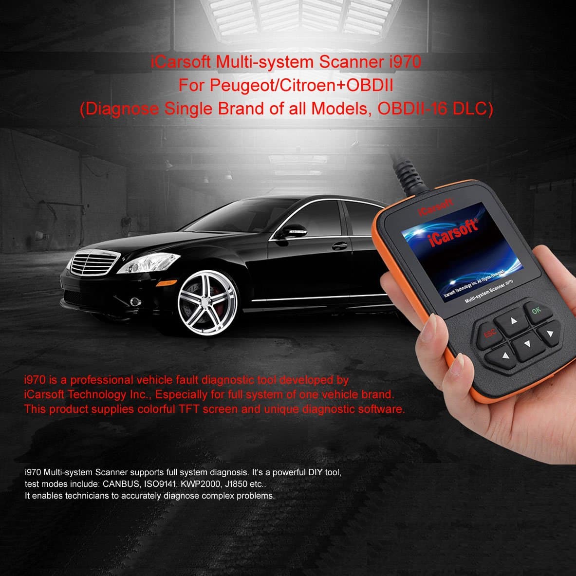 iCarsoft i970 Automotive Diagnostic Tool