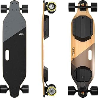 MEEPO Campus V3 Series/Envy Electric Skateboard with Remote, Top Speed Up to 29 Mph, 4 Speed Smooth Braking, Easy Carry Handle Design, Suitable for Adults & Teens