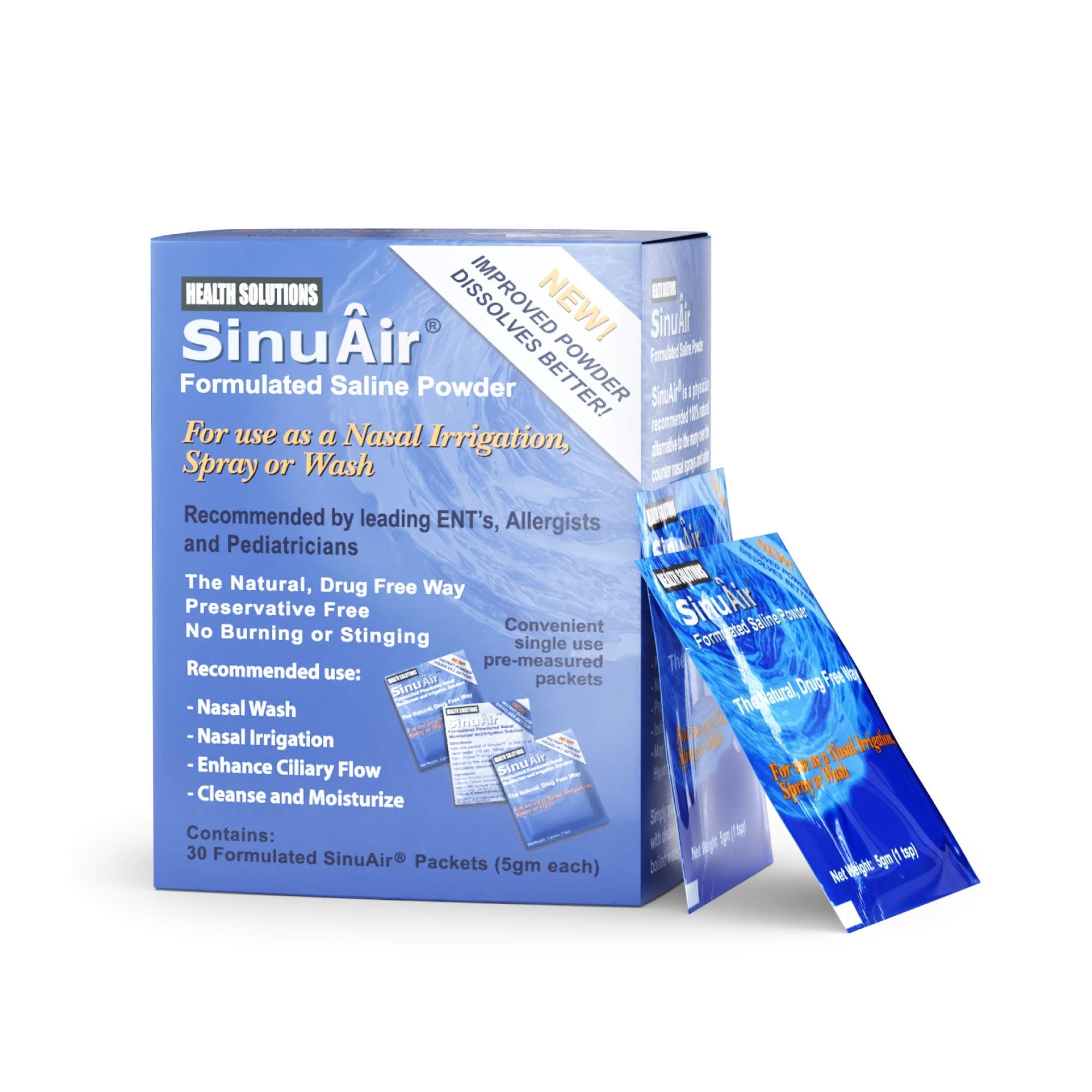 SinuAir Formulated Saline Packets