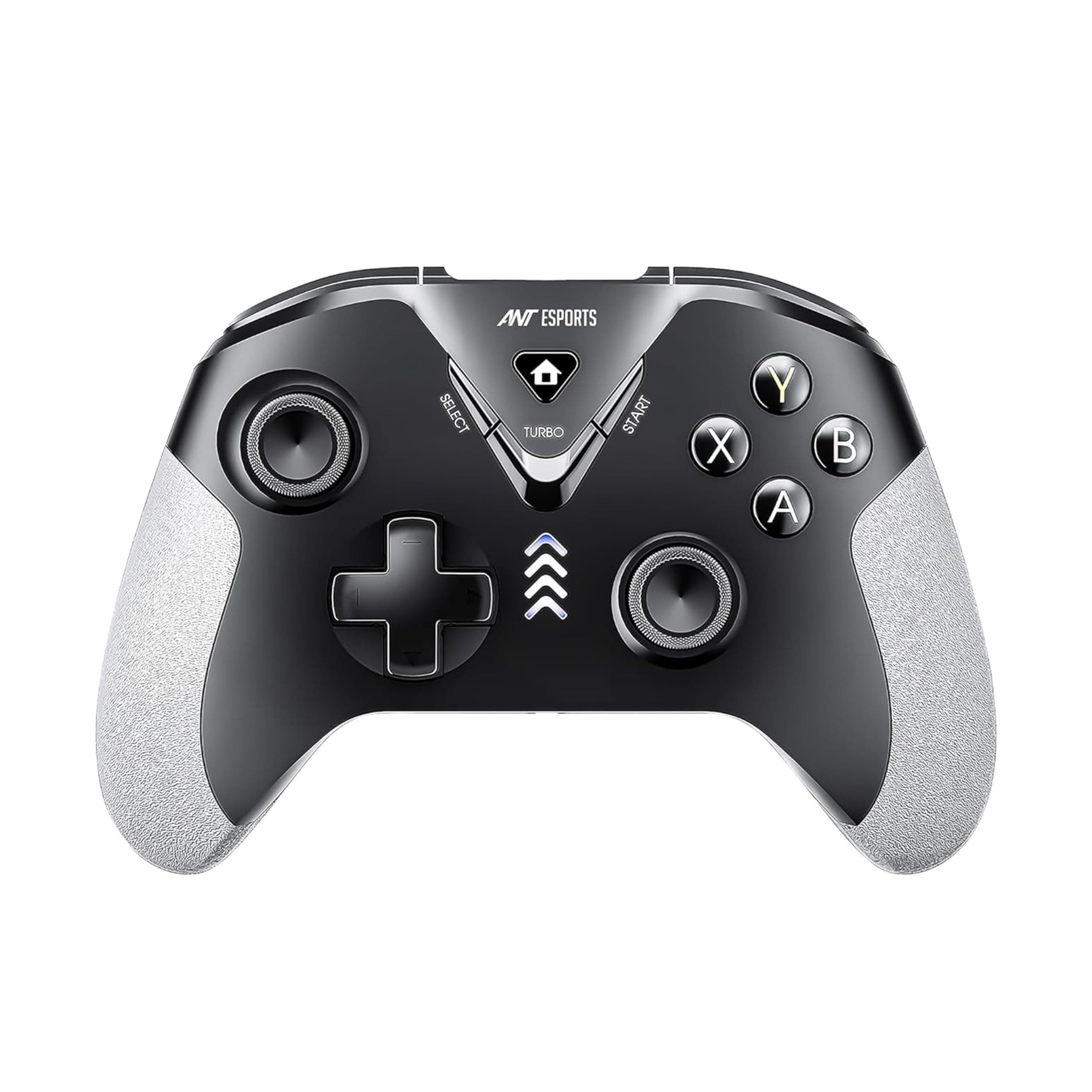 Ant Esports GP365 Pro Wireless Controller with Hall Effect Magnetic Triggers for PC/PS3/Android, 2.4G Connectivity (Black/Grey)