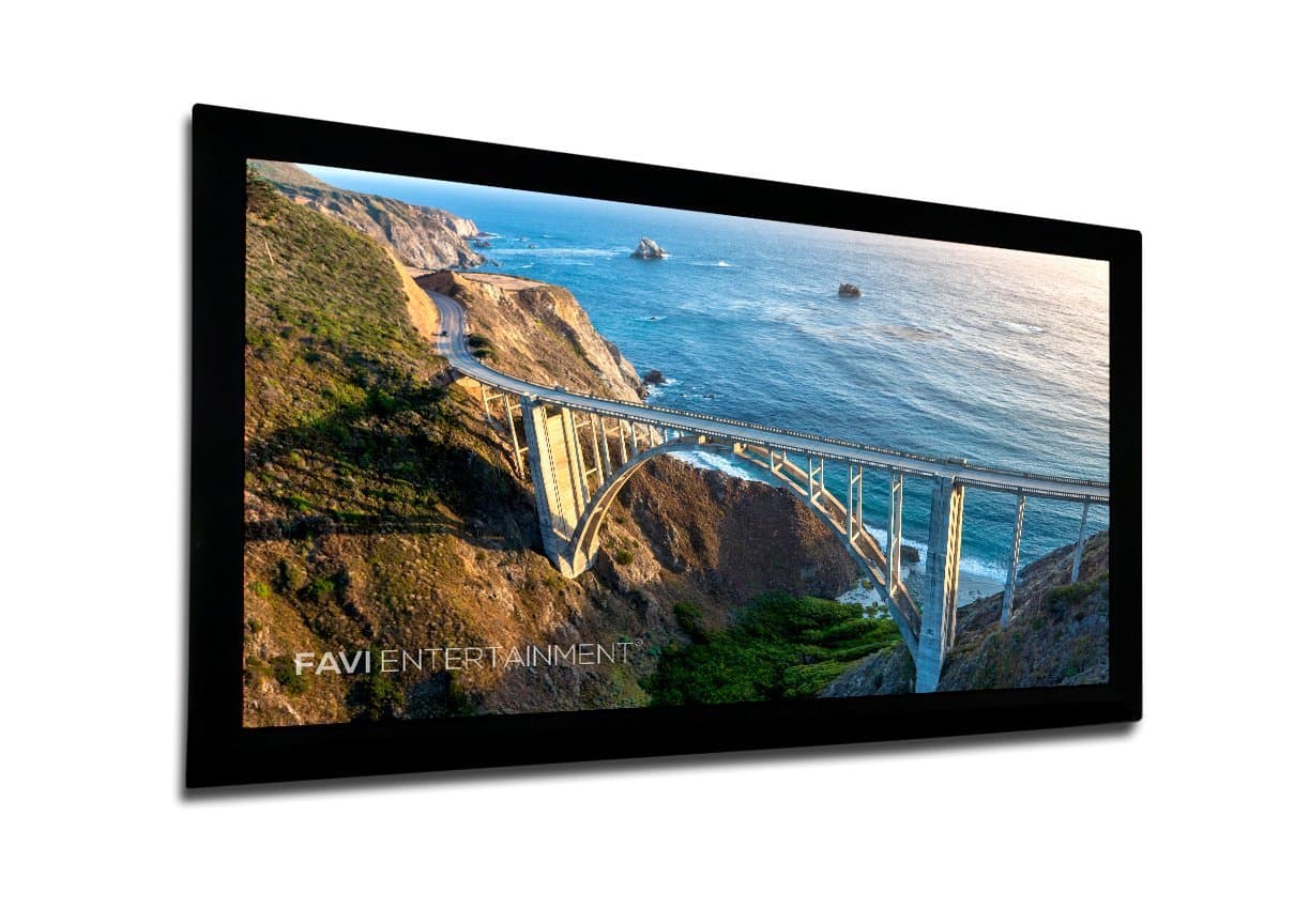 FAVI 100 inch 16:9 Fixed Frame Projector Screen (87" x 49")
