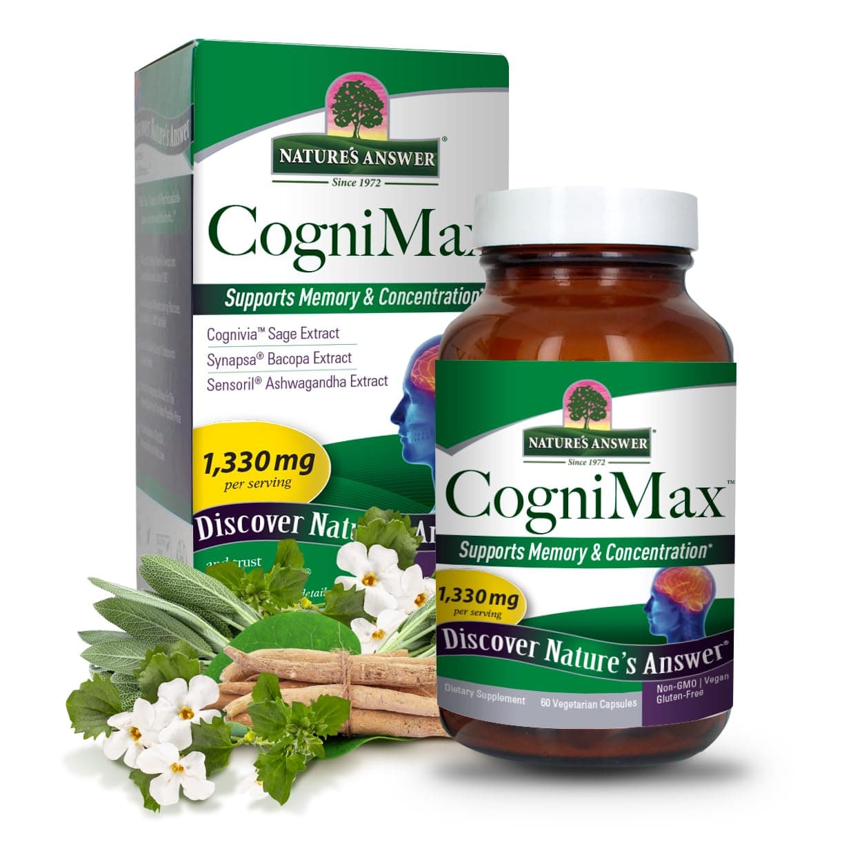 Cognimax Vegetarian Capsules, 60'S