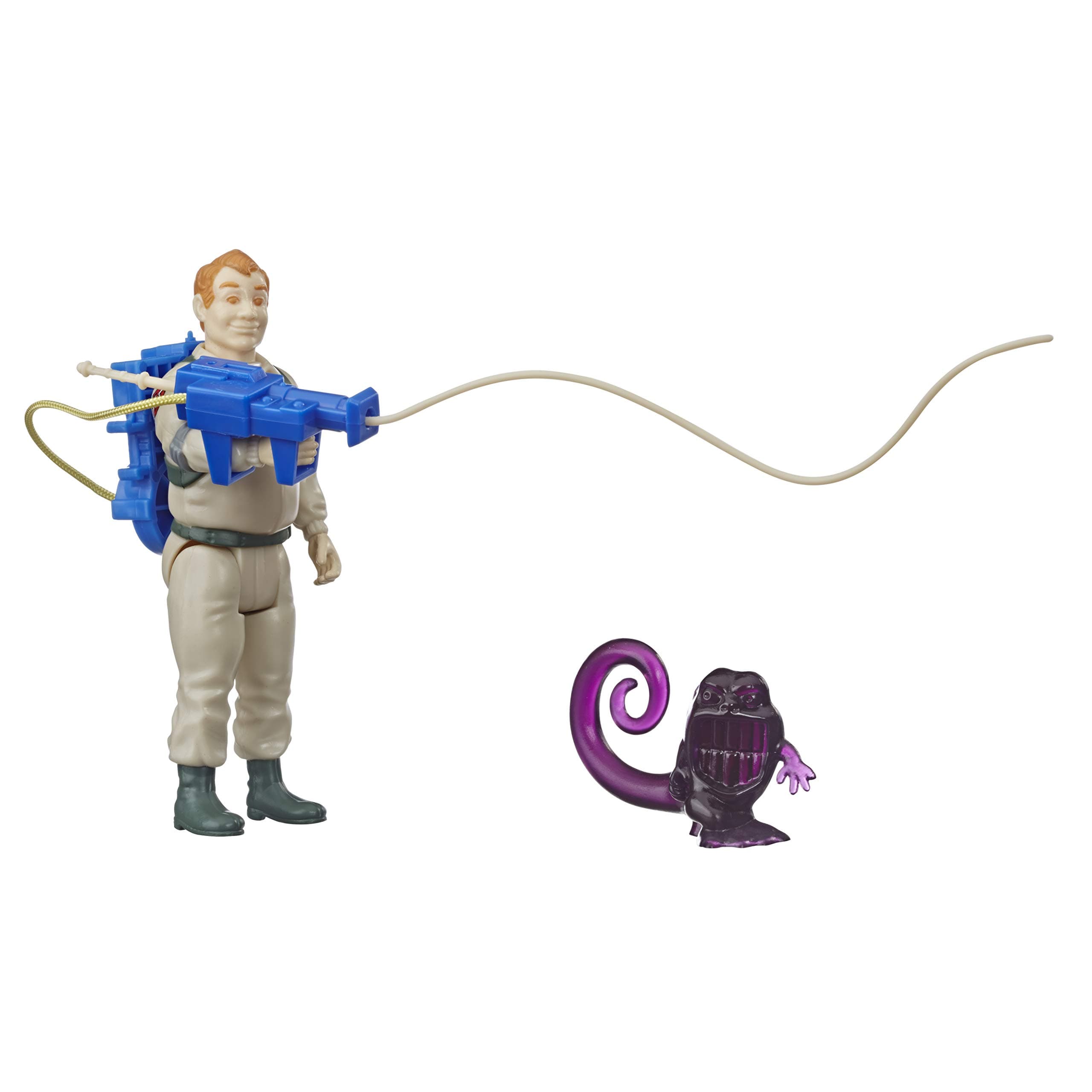 Kenner Classics Ray Stantz and Wrapper Ghost Retro Action Figure Toy with Proton Pack and Accessories Great Gift for Collectors