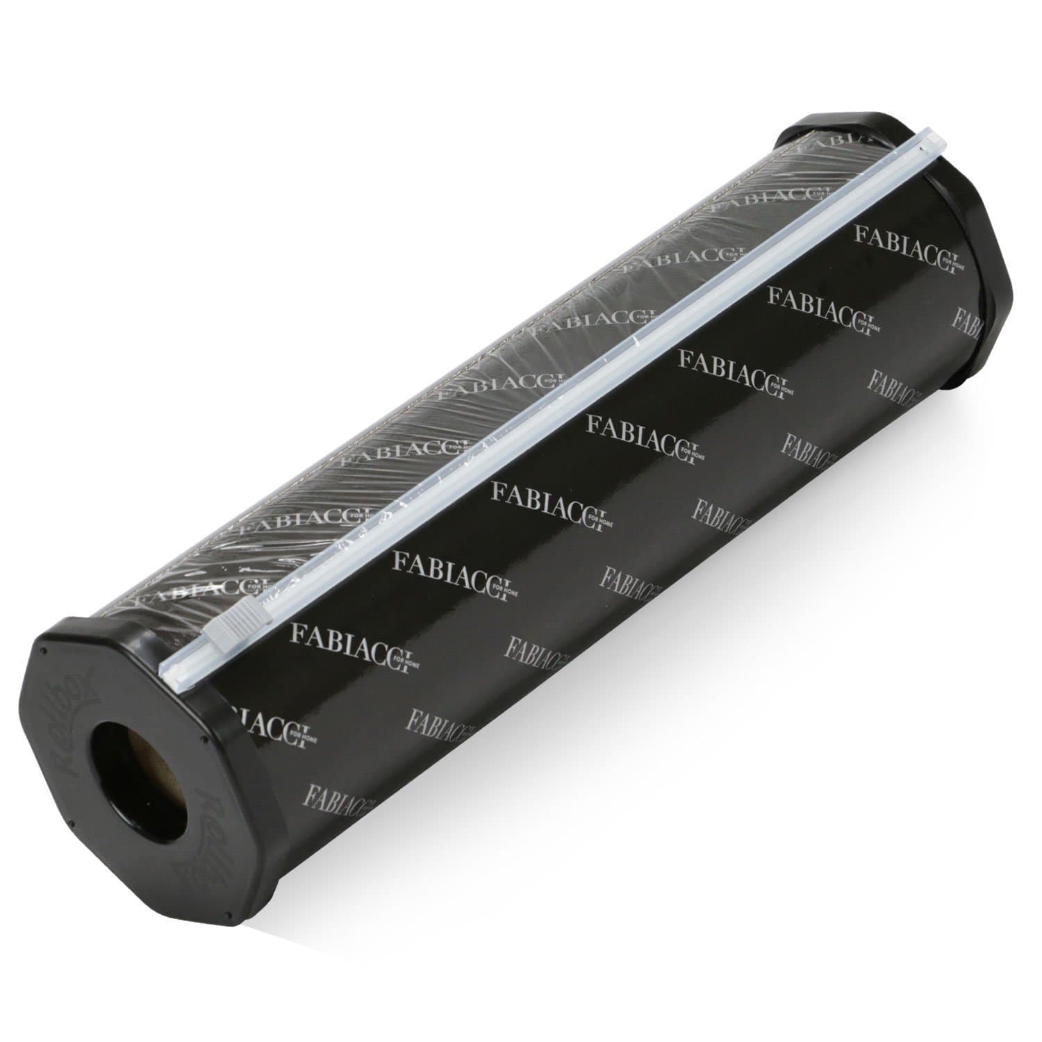 Food Saving Kitchen Wrap System – one year supply, 750 ft premium quality, BPA and BPS free plastic wrap in decorative countertop dispenser – Black