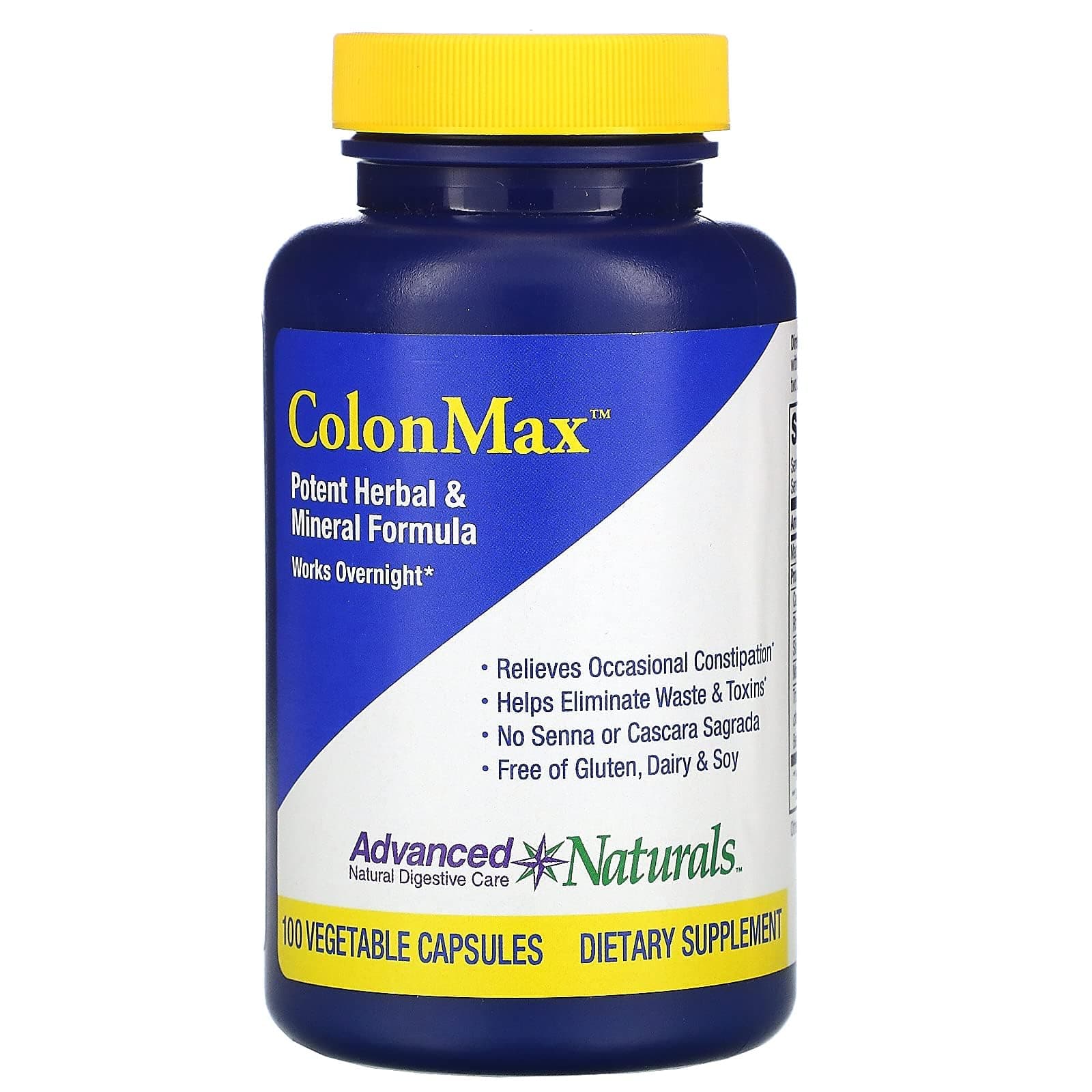 Advanced Naturals, ColonMax 100 vcaps