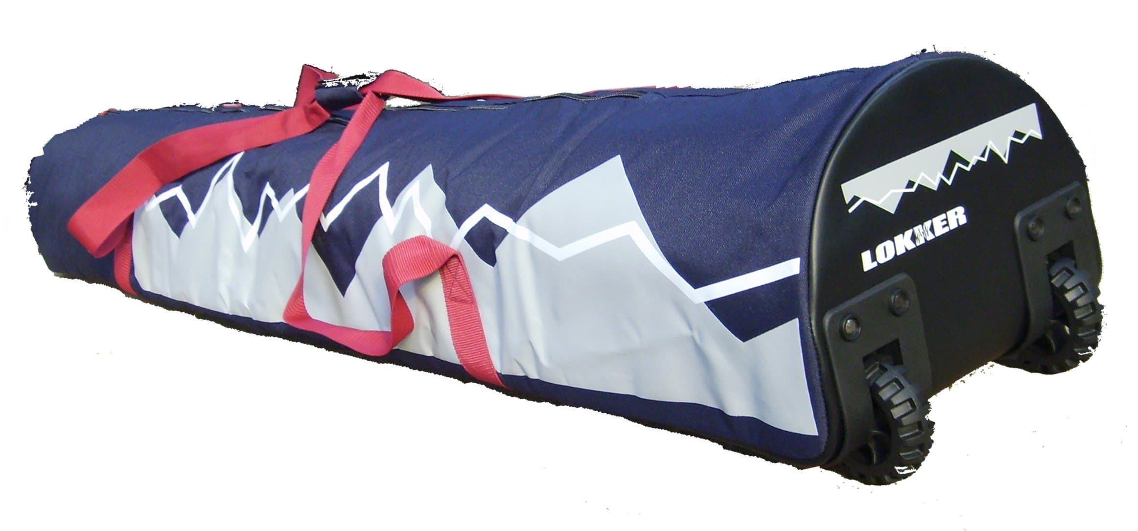 LOKKER Wheelie Double Ski Bag