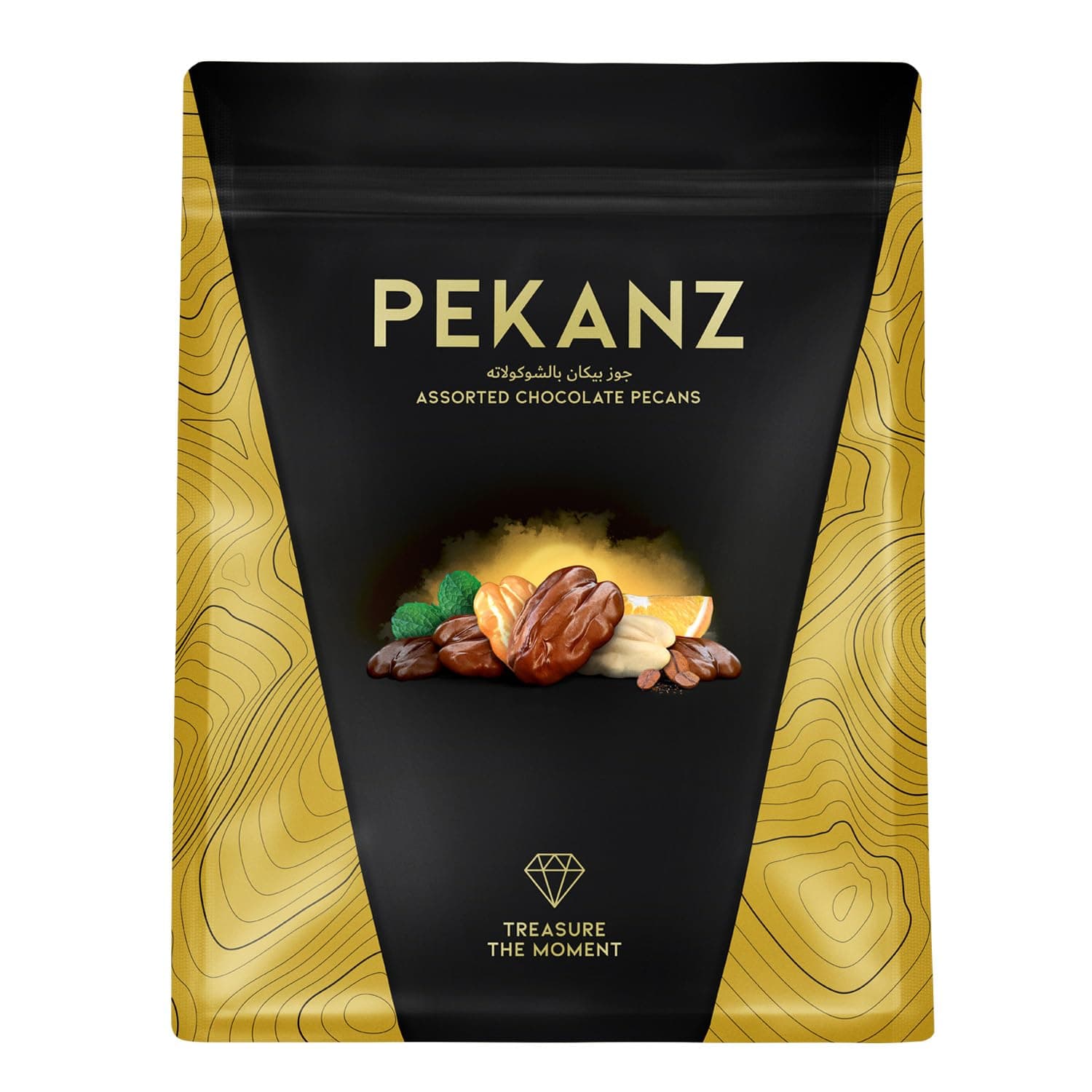 PEKANZ - PECAN COATED WITH ASSORTED CHOCOLATE BAG 400GM