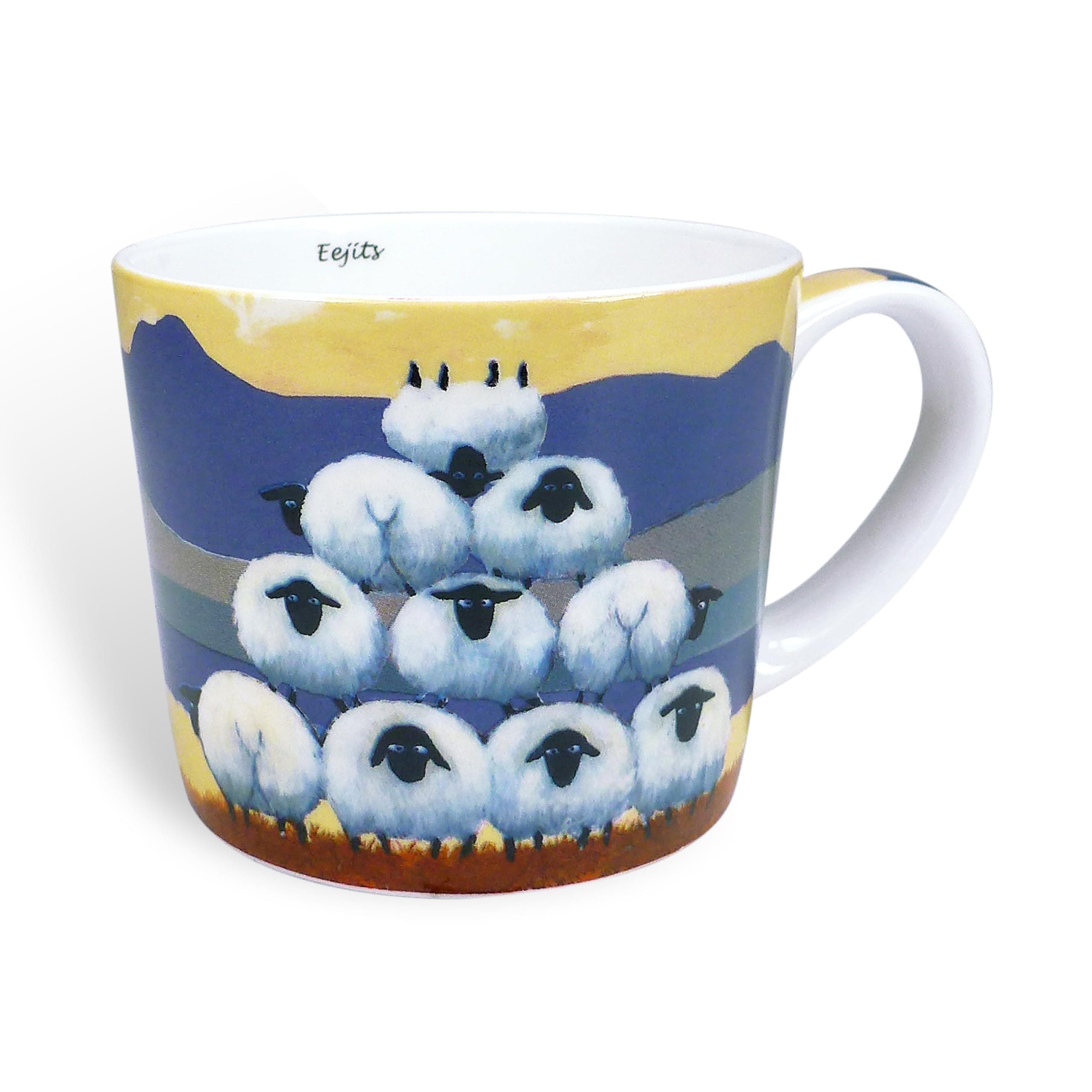 Eejits Mug in Gift Box Sheep Coffee Cup