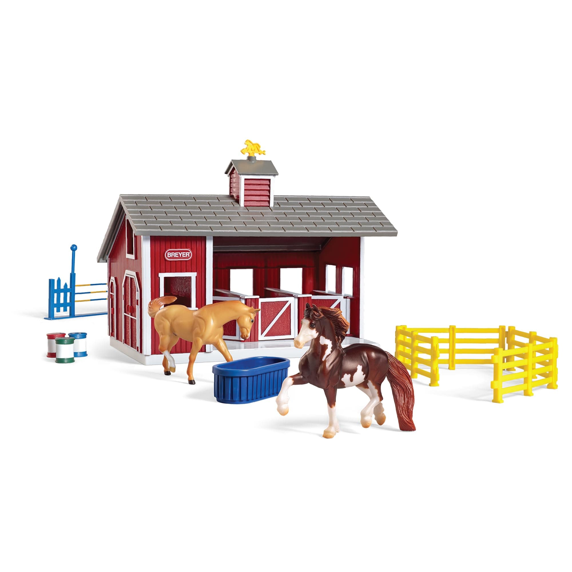 Breyer Stablebates Red Stable Set