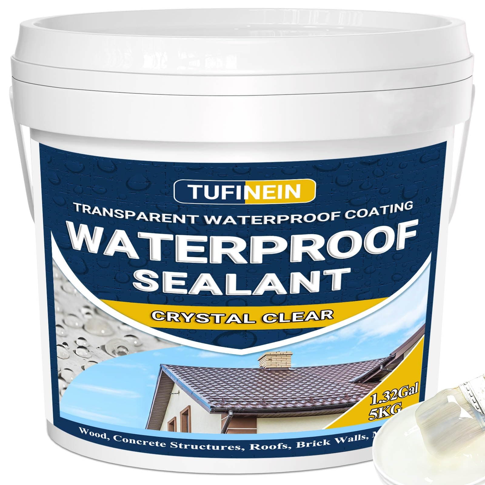 1.32 Gal Transparent Waterproof Coating