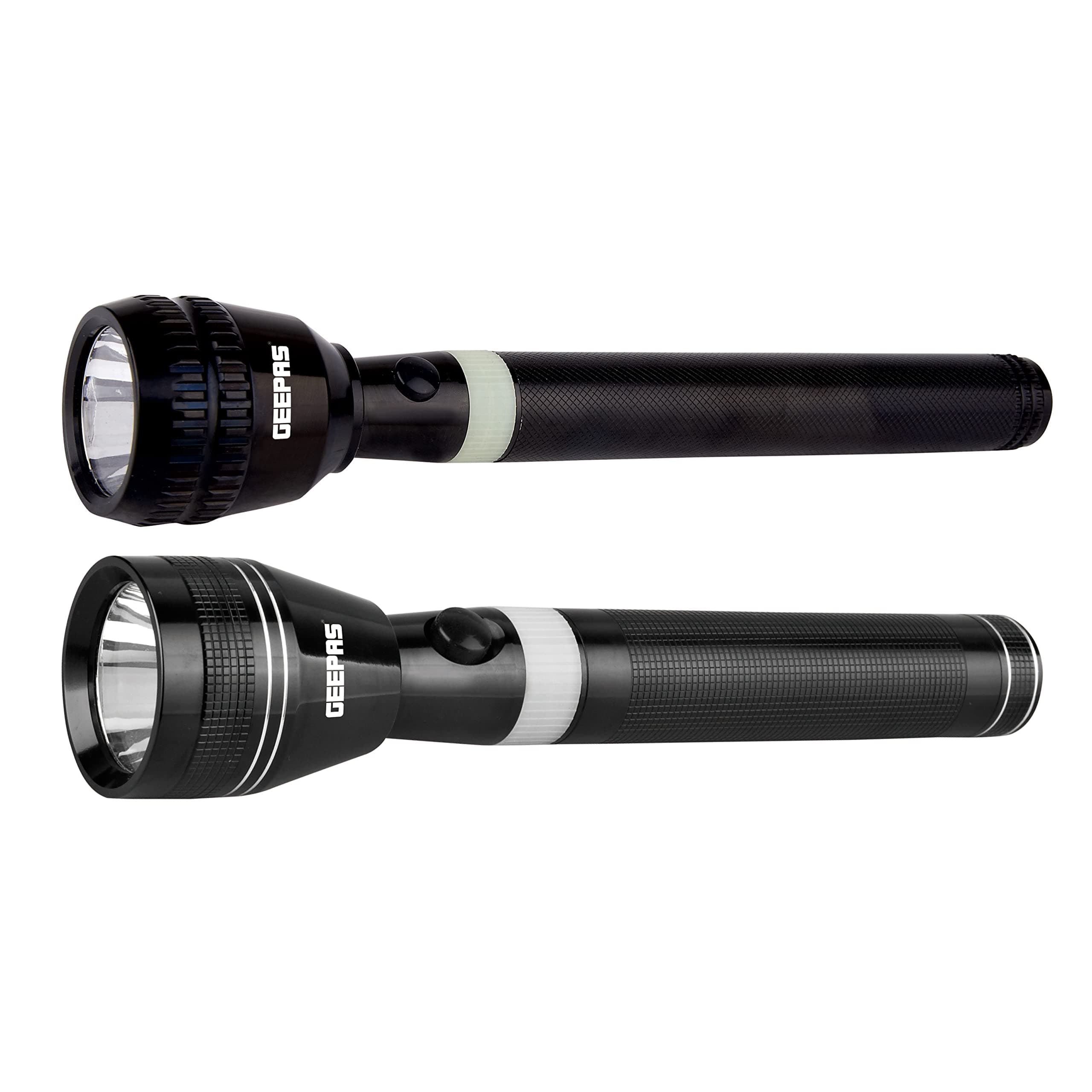 2 In 1 Rechargeable Black Flash Light, Gfl4637