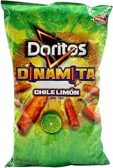 Doritos, Dinamita, Chile Limon Rolled Tortilla Chips, 9.75oz Bag (Pack of 4)
