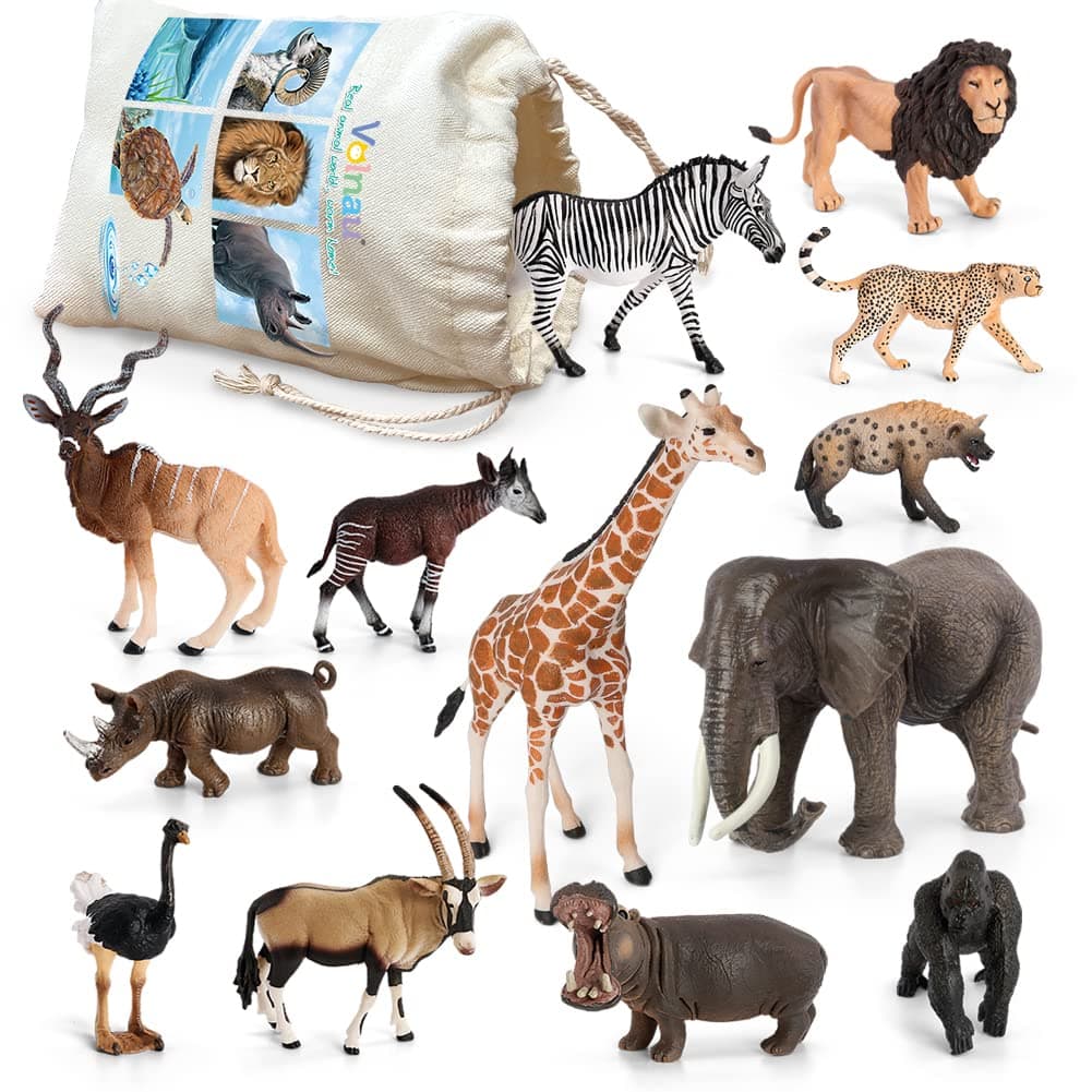 13 pcs Africa Animals