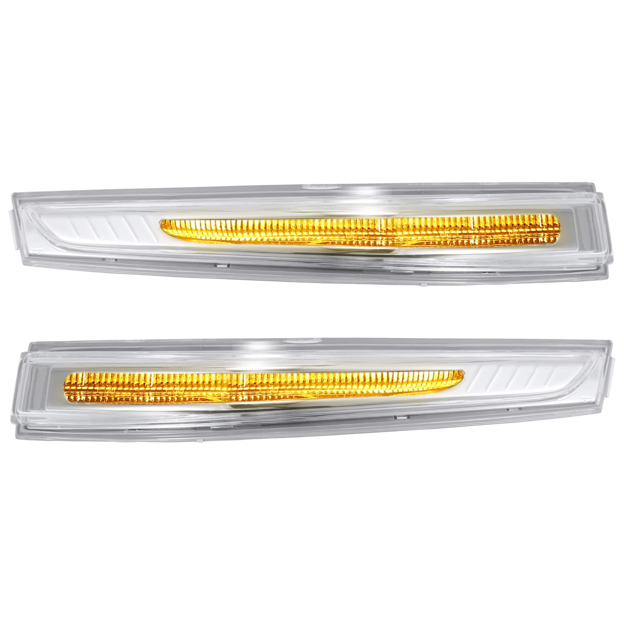 X AUTOHAUX 1 Pair Car LED Front Left Right Side Mirror Turn Signal Light No.87613-B8000/87623-B8000 for Hyundai Santa Fe 2014 2015 2016 2017 2018 2019