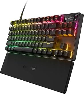 SteelSeries 64856 Apex Pro TKL 2023 Gaming Keyboard, Numeric Keypad, Wired, English Layout, OmniPoint Switch, Organic EL Display, US