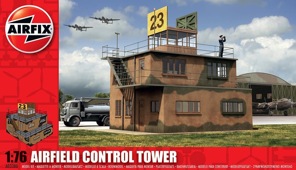 Airfix A03380 1:76 Scale RAF Control Tower Dioramas Classic Kit