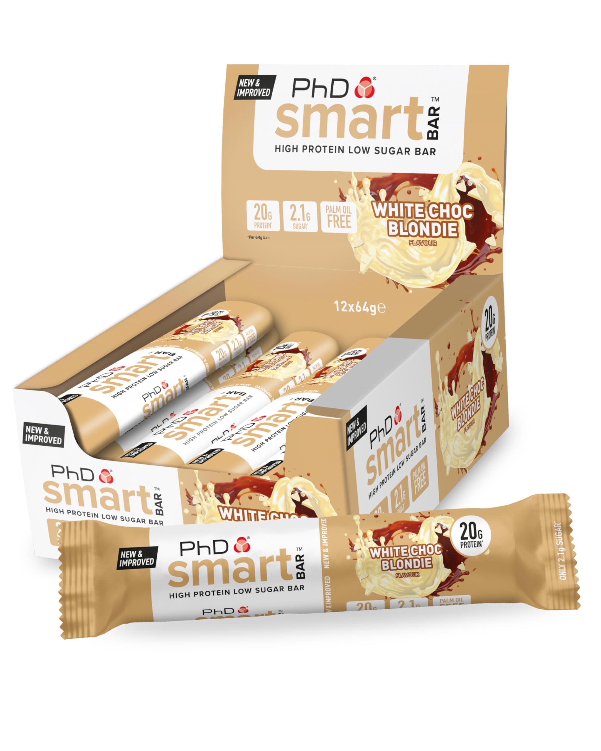 Smart Bar, White Choc Blondie - 12 Bars