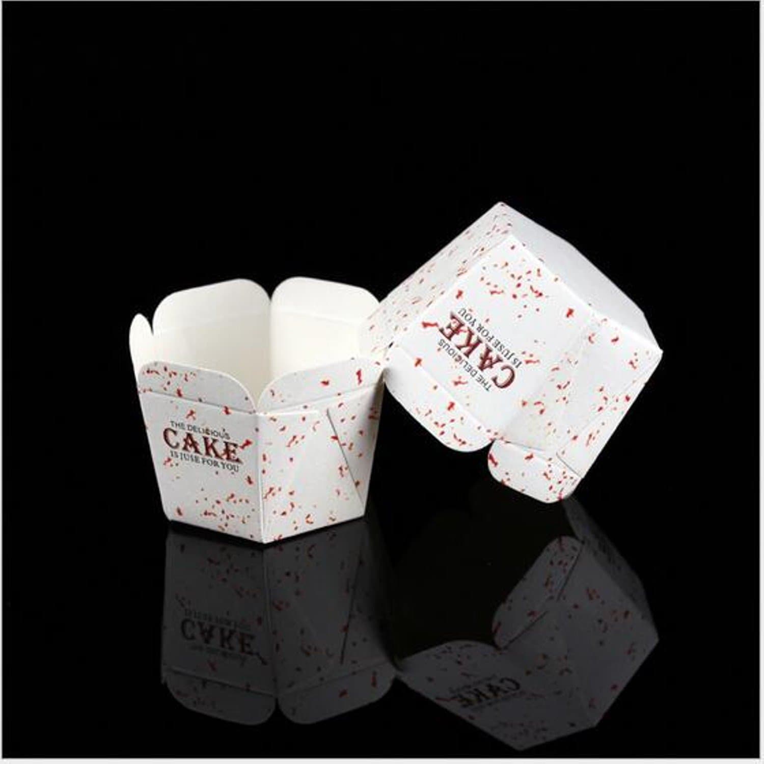 50pcs/lot Hexagonal Cake Muffin Cup Baking Mold Can Be Put Directly Into The Oven Dough Cupcake Liners Case Tools (1)