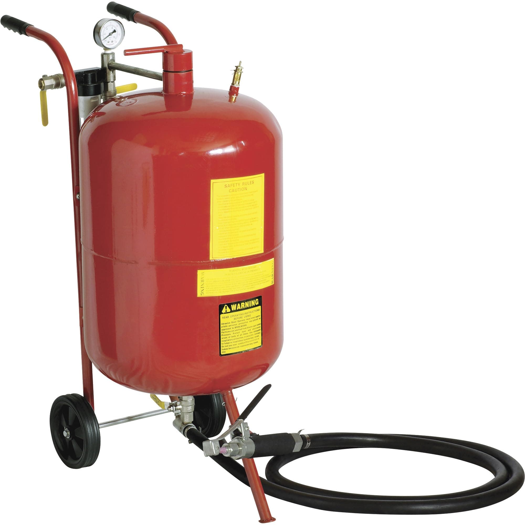 Roll-About Abrasive Blaster Free Deadman Handle 20 Gal