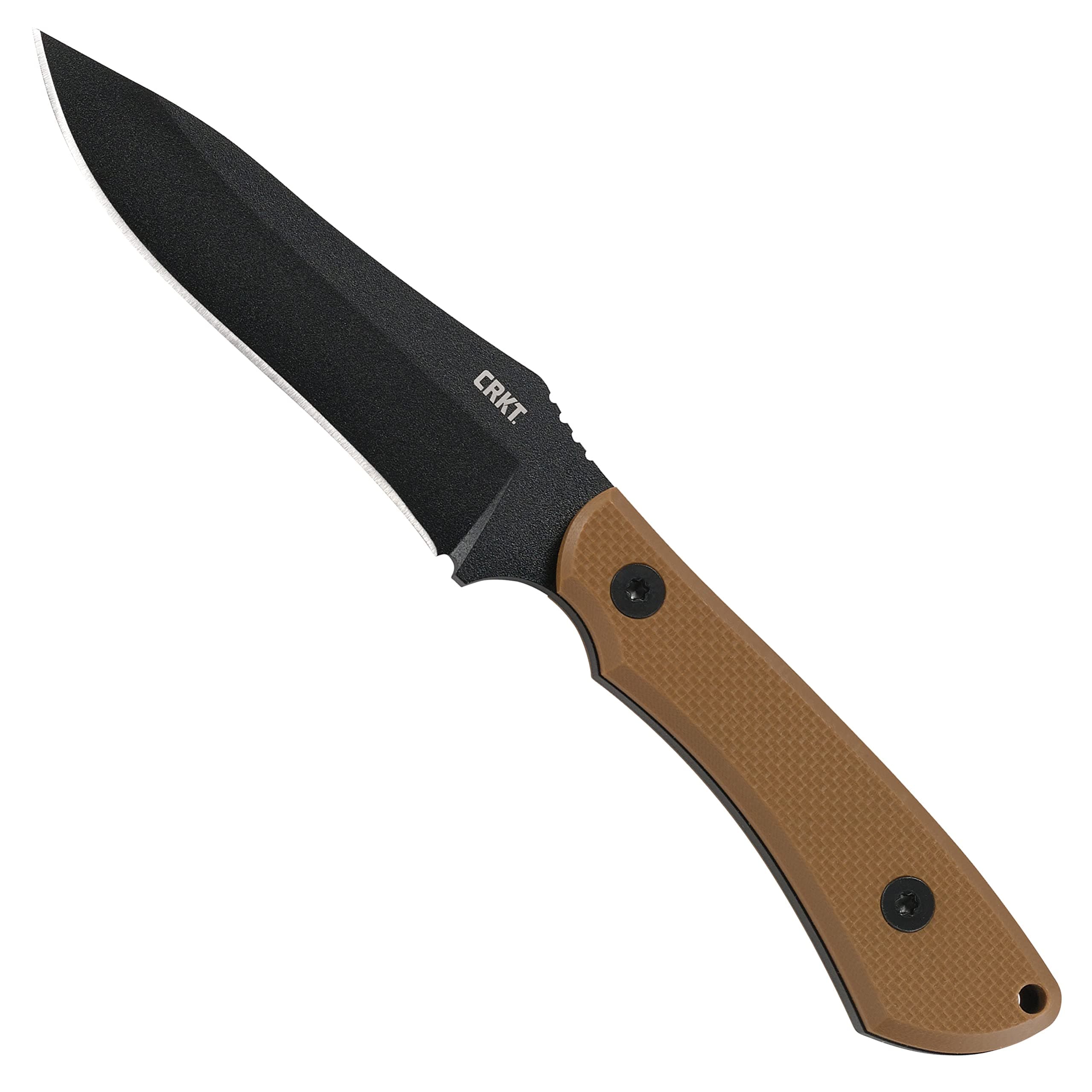 CRKT Ramadi Fixed Blade Knife with Sheath: SK-5 Plain Edge Blade, G10 Handle, 2083