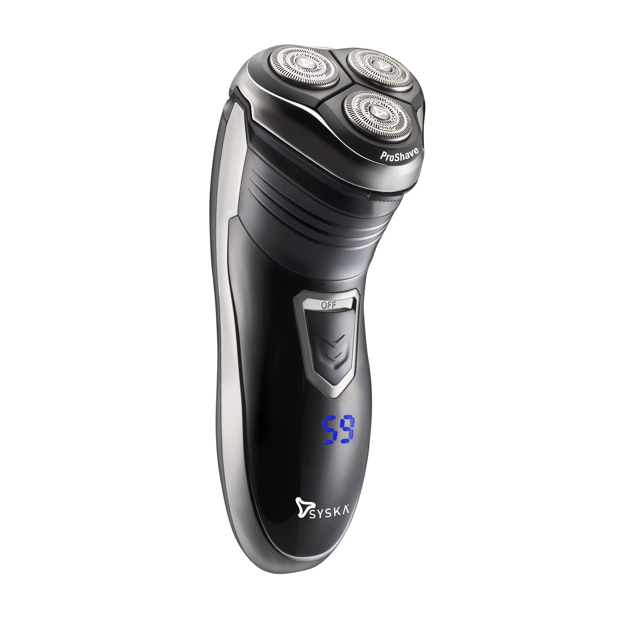 SYSKA SH986 Rotary Shaver (Black)