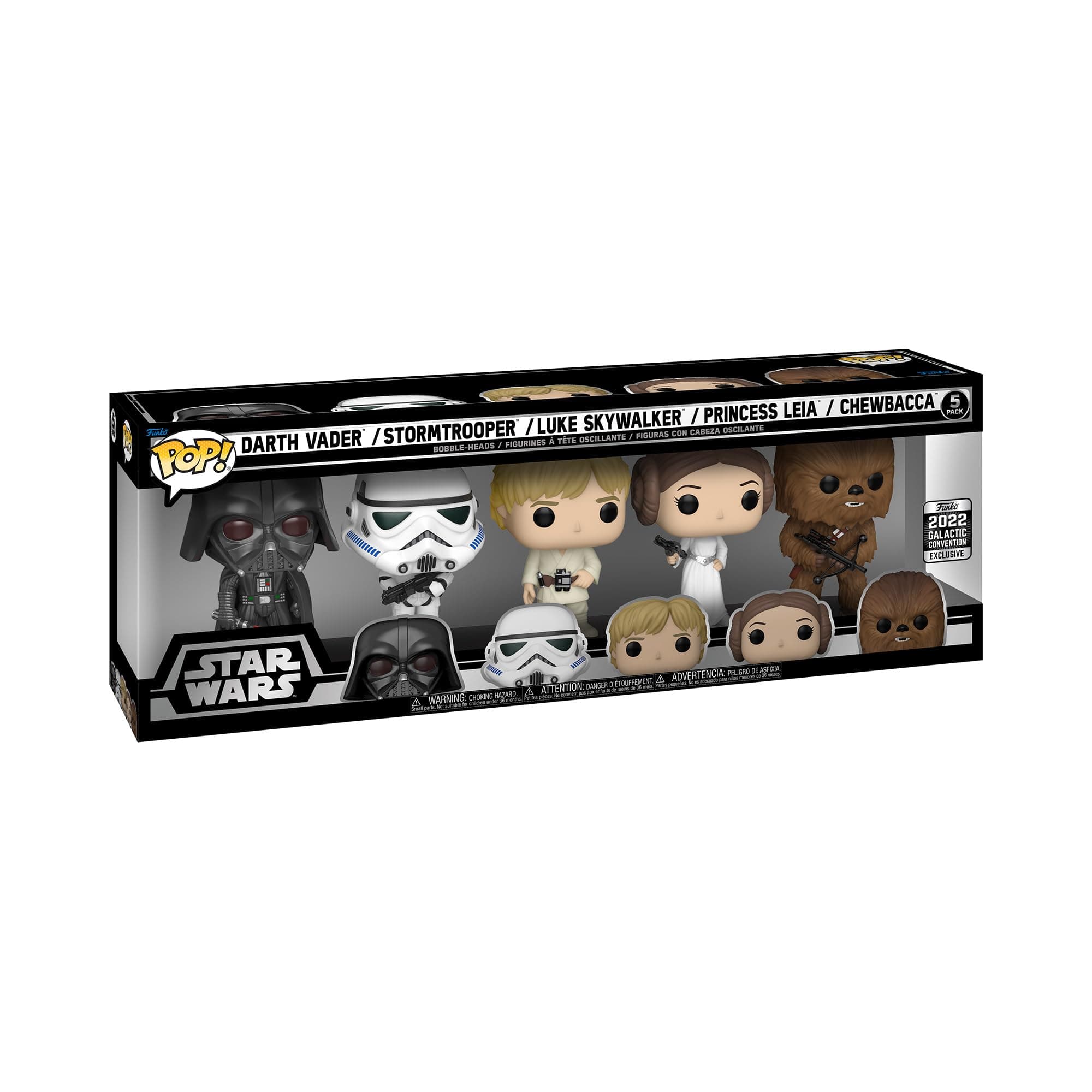 Pop! Vinyl: Star Wars - Darth Vader - 5 Pack - Amazon Exclusive - Collectable Vinyl Figure - Gift Idea - Official Merchandise - Toys for Kids & Adults - Movies Fans
