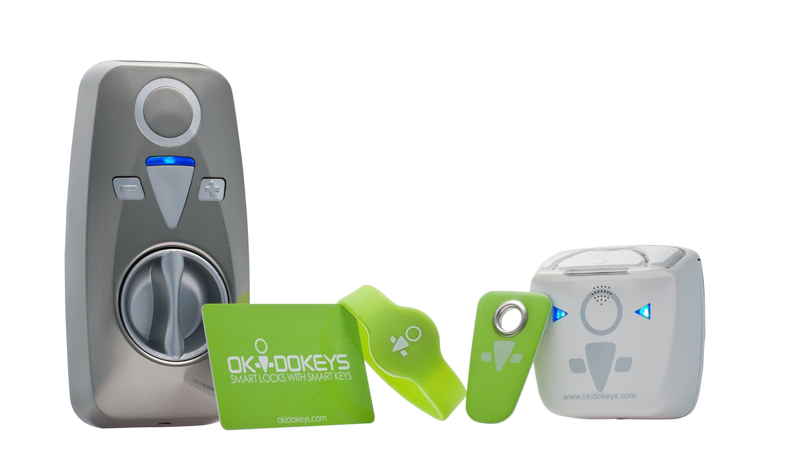 OKIDOKEYS Classic ACCESS-PACK Bluetooth 4.0 Smart-Lock System Compatible with Smartphones, Cell Phones, and RFID Tags